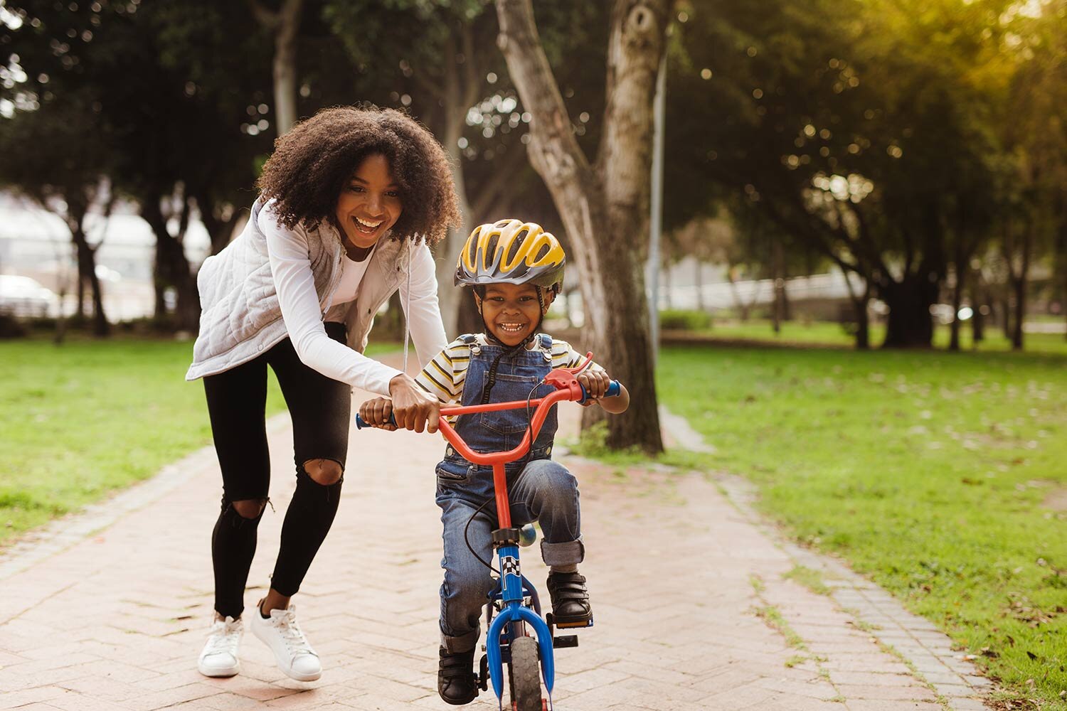 when can kids learn to ride a bike