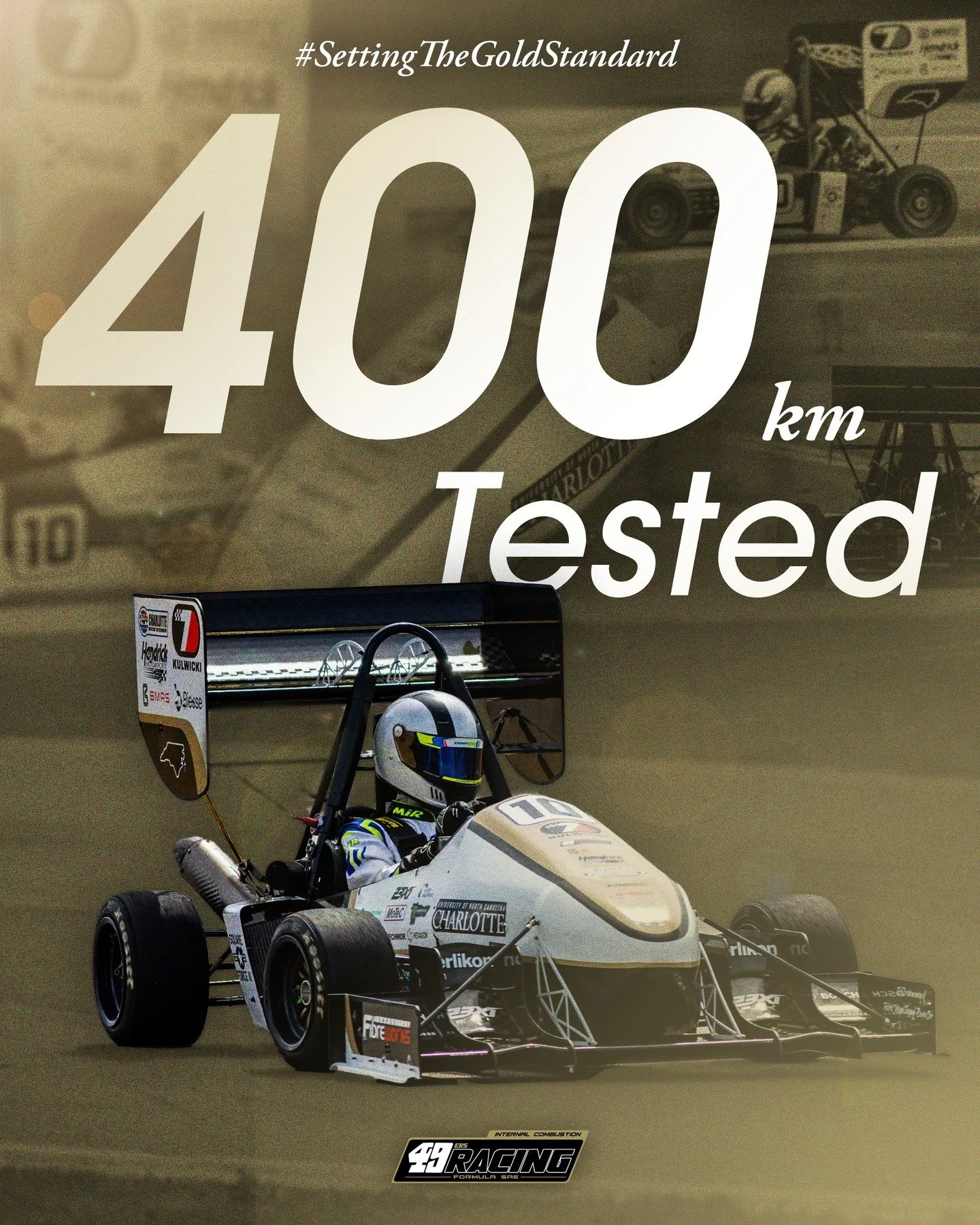 This weekend, UB26 officially hit 400 kilometers tested! This is approximately 15.7 million inches, 4,374 football fields, 1.29 million chihuahuas, or 143,320 UB26's. Months of relentless work to get the car ready for Michigan is clearly paying off, 