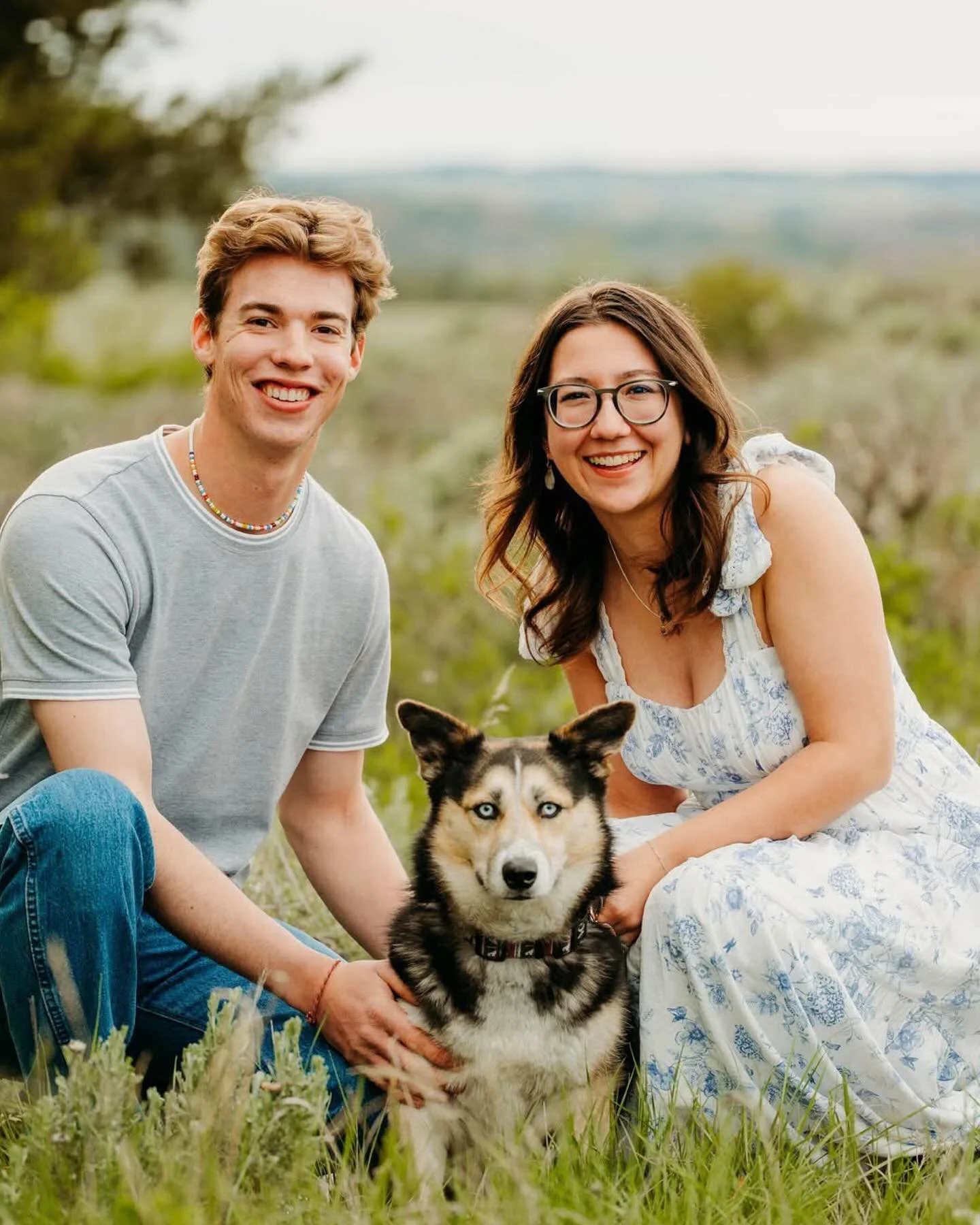 Such a beautiful evening in Vedauwoo with this gorgeous couple! Had so much fun capturing these guys engagement session, can&rsquo;t wait for their wedding!