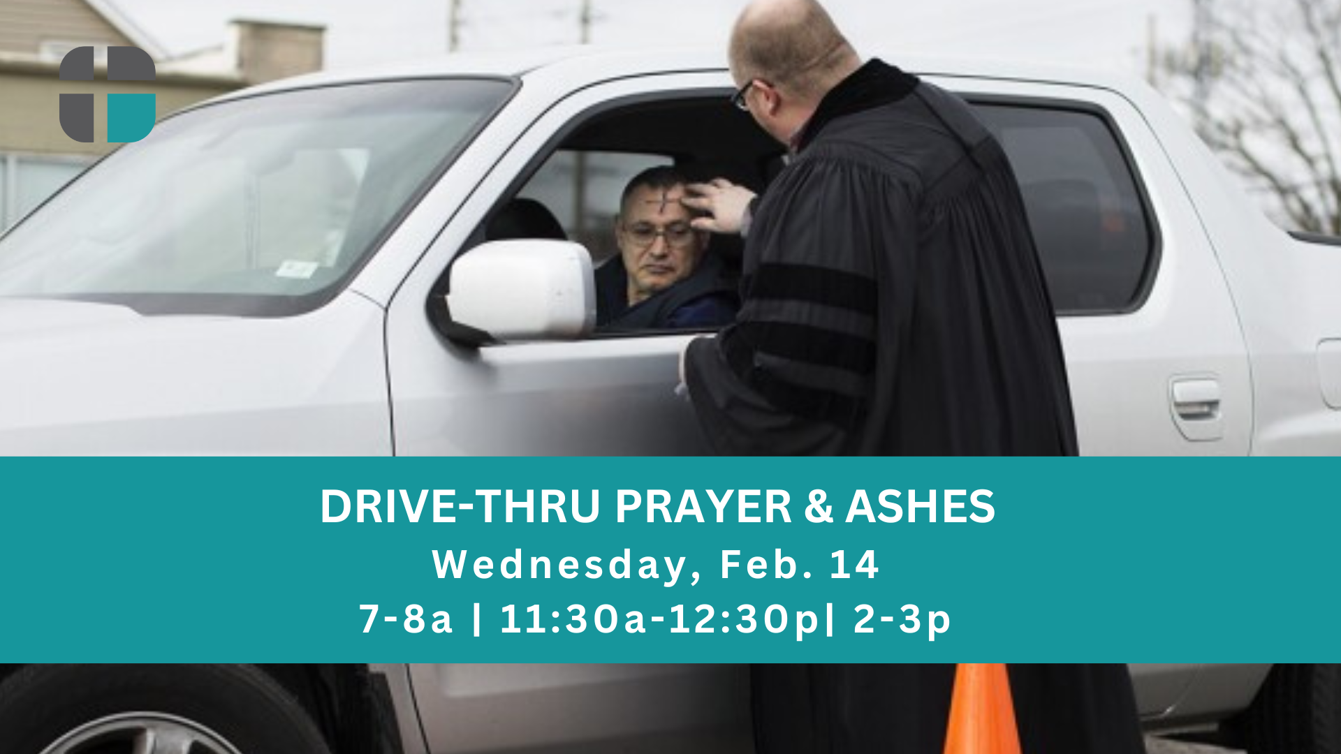 Drive thru prayer ashes cornerstone umc