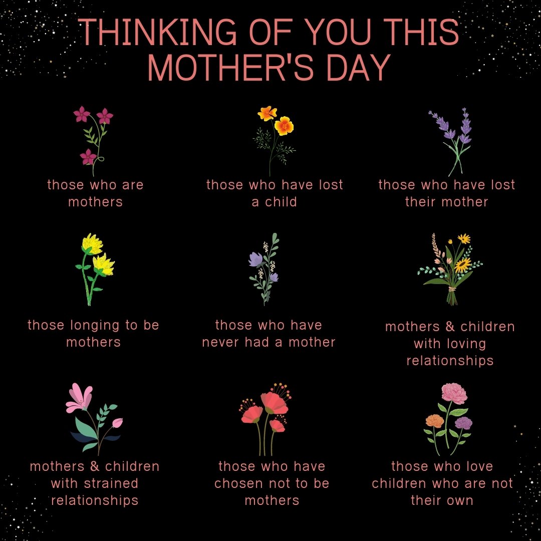 To ALL the wonderful ladies out there, Happy Mother's Day!