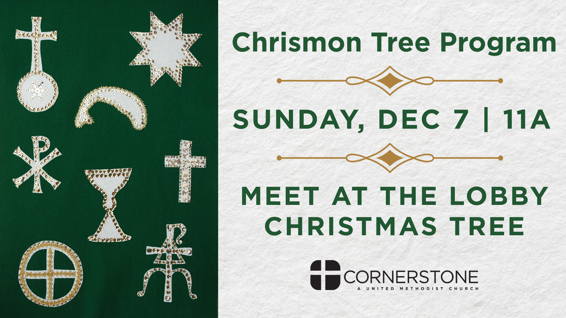 Chrismon Tree Program