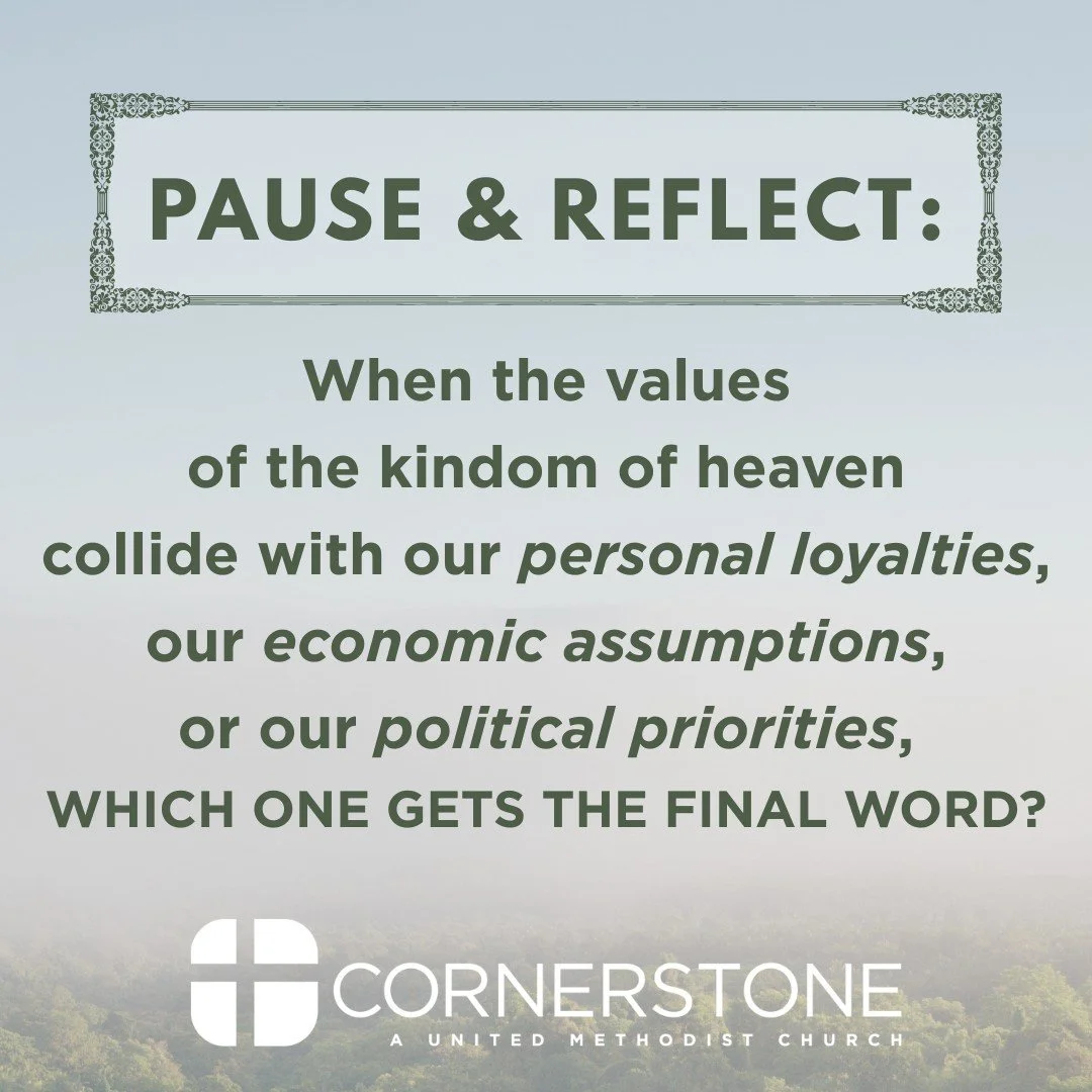 When the kingdom of heaven becomes more than an idea, it begins to challenge the systems we're comfortable with and systems we&rsquo;ve learned to call normal.

#SpiritualDiscomfort #HolyDisruption #ReflectChrist