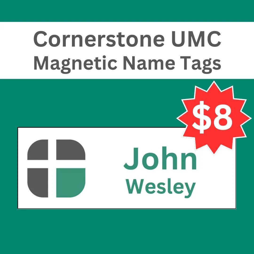 As we grow and welcome new faces, wearing nametags on Sundays is a simple way to show hospitality.

It helps everyone feel connected and known&mdash;small gesture, big impact!

Need a nametag? They&rsquo;re $8 each&mdash;sign up on the bulletin board
