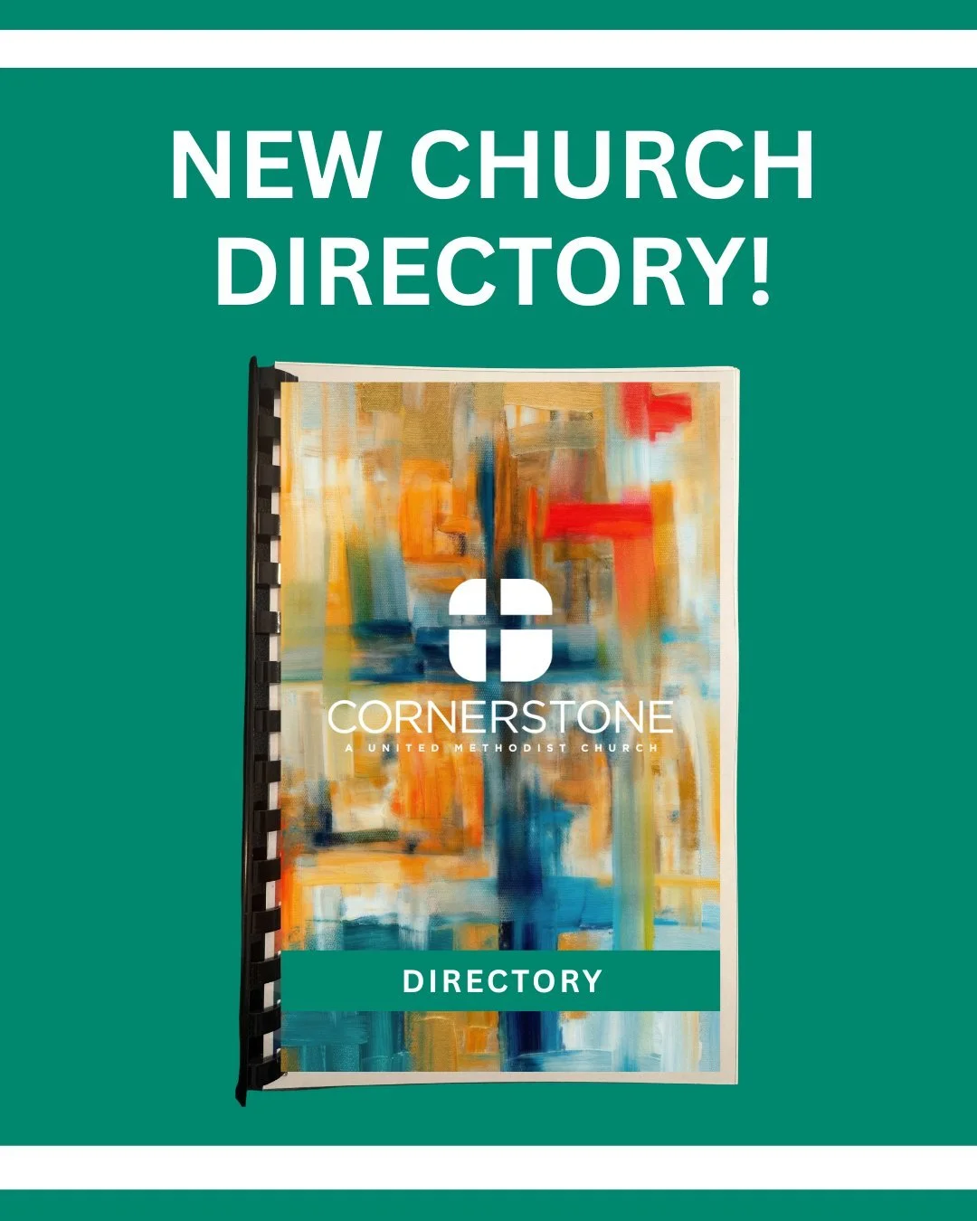 A new printed church directory will be available this Sunday morning in the lobby for $5. Cash, check, or card accepted.