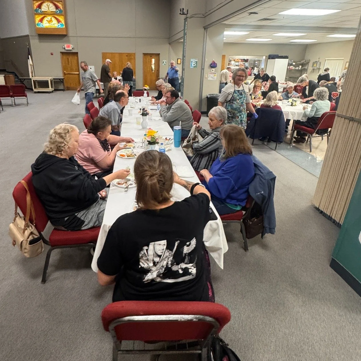 Last night was the final COMMUNITY DINNER of the spring season! Since this ministry began at Cornerstone UMC three years ago, more than 6,500 meals have been served and we've met many new people from the community along the way! 

❤️A big THANK YOU t