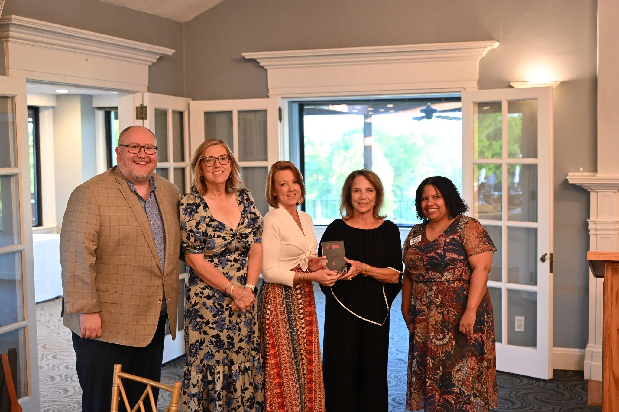 Cornerstone UMC received a #BeUMC award from the Missouri Conference of The United Methodist Church this past week during an awards banquet in Columbia, MO. This inaugural award recognizes a congregation who exemplifies the vision to love boldly, ser