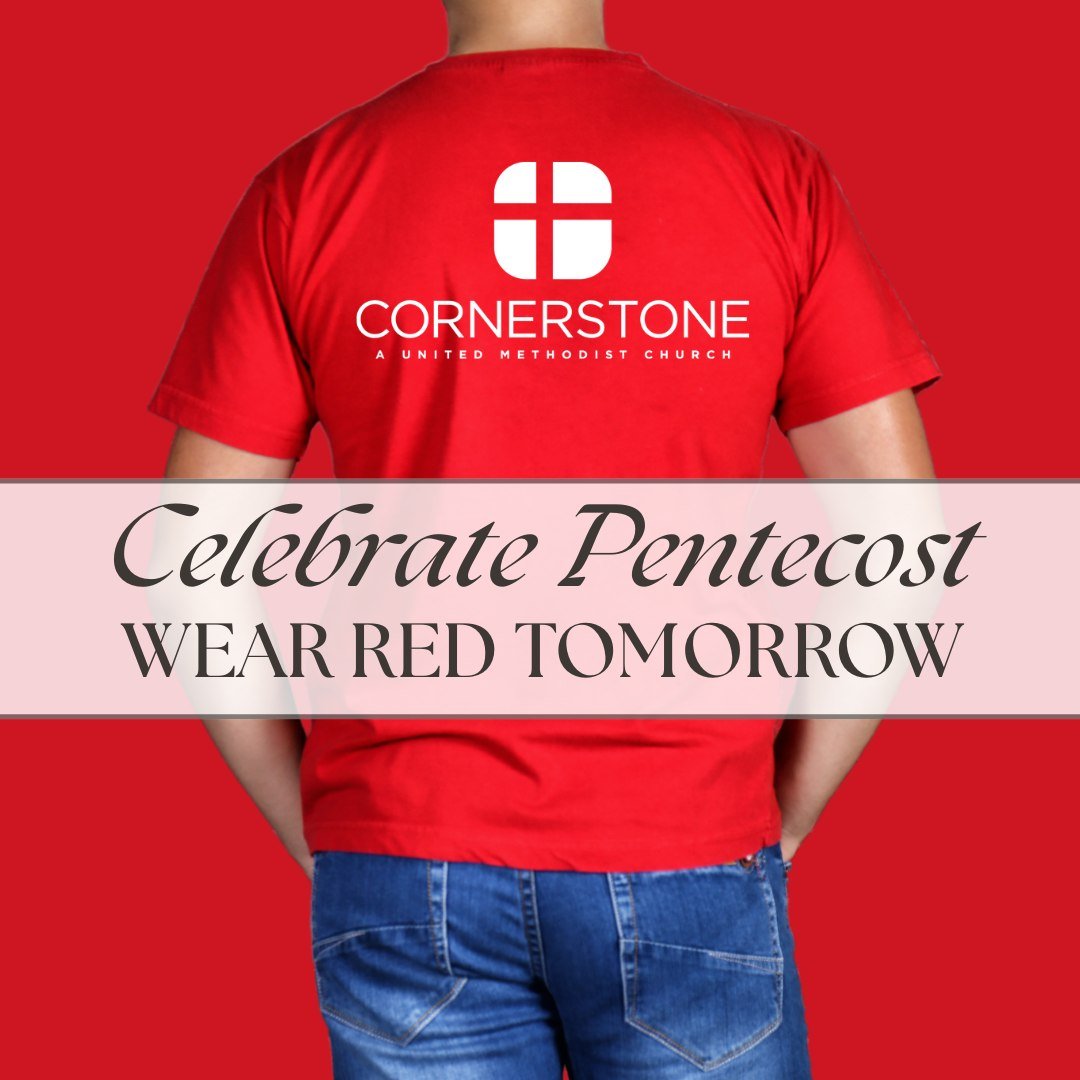 TOMORROW - Sunday, May 24, 2026, we invite you to wear red as we celebrate Pentecost and the birthday of the Church! ❤️🔥

Pentecost is a joyful reminder that God&rsquo;s Holy Spirit is alive and moving among us&mdash;filling hearts with love, hope, 