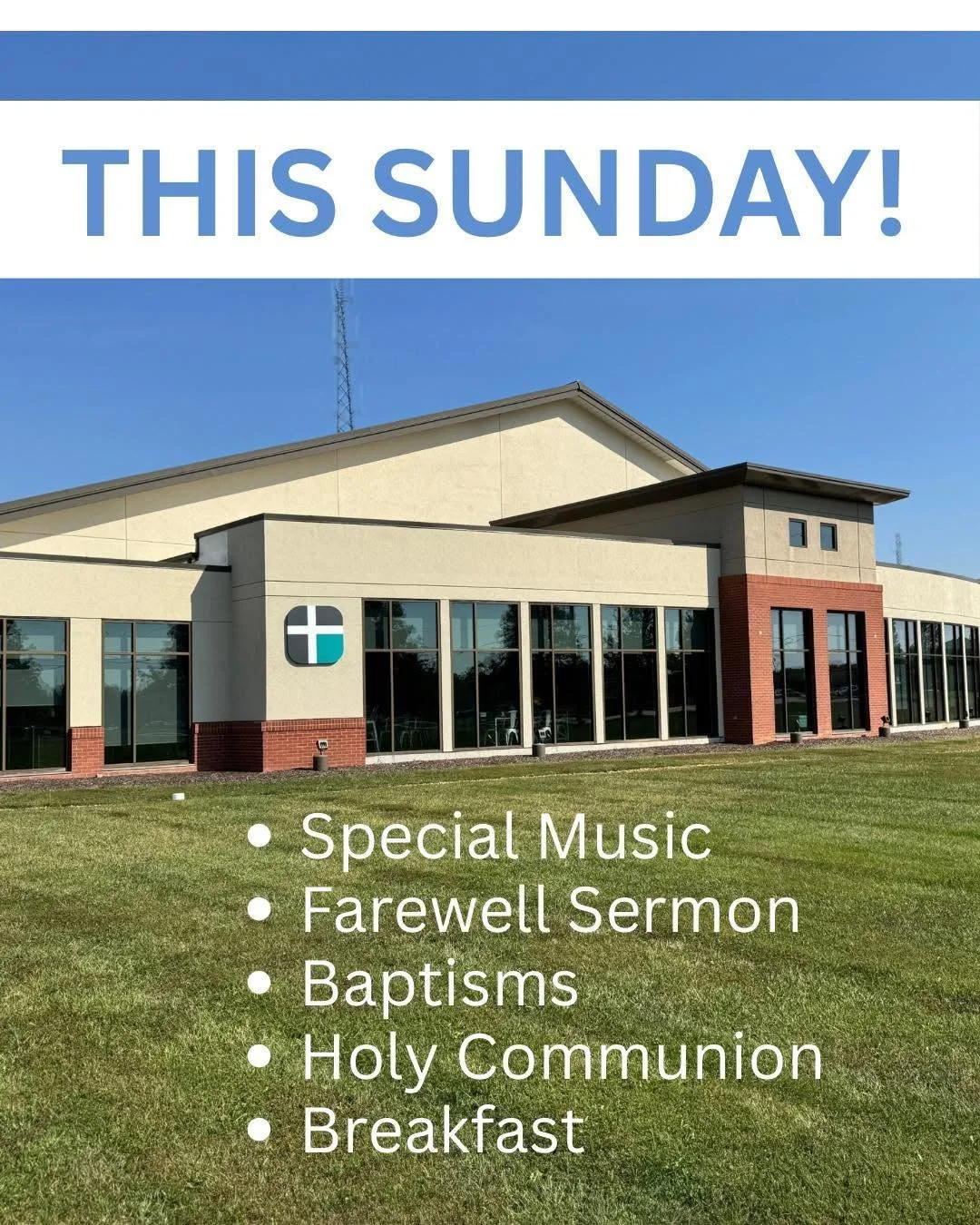 Come this Sunday, June 14, for special worship experiences at 9a (classic) and 11a (modern). Together, we'll celebrate baptisms, receive Holy Communion, and be inspired by special music and a farewell sermon. We'll also enjoy a free breakfast at 10a 