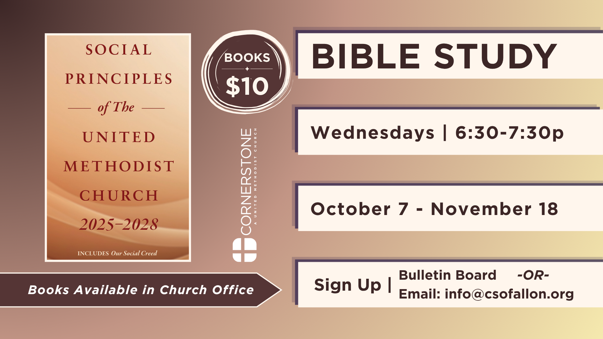 Social Principles Bible Study