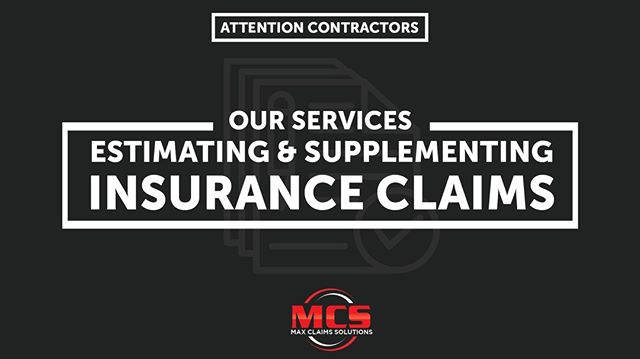 🌟 Our Services | Residential &amp; Commercial Insurance Supplementation
*
✅ Max Claims Solutions provides expert supplementation and administrative services for general contractors on residential and commercial property loss projects. Typical turnar