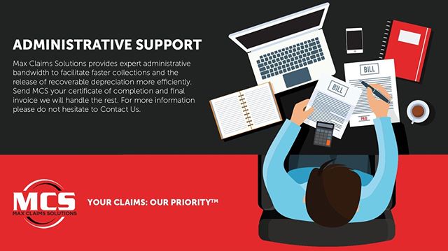 Find out why more contractors are using Max Claims Solutions to manage their administrative processes and learn how we can increase your business&rsquo;s efficiency. 
Send us a message or visit www.MaxClaimsSolutions.com to learn more.