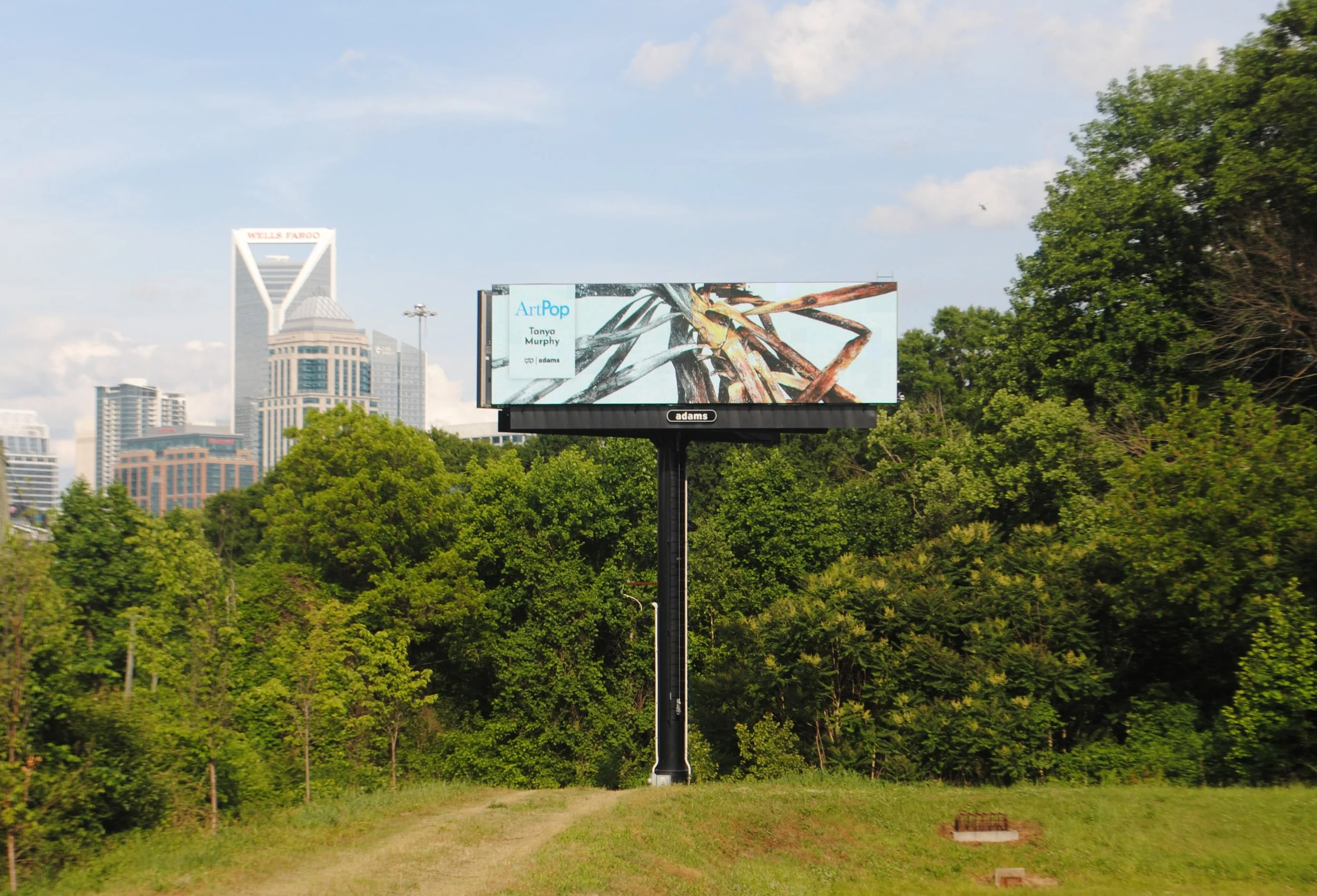 Photo Credit: Danielle Arias, Uptown Skyline View, Adams Outdoor Digital Billboard, 