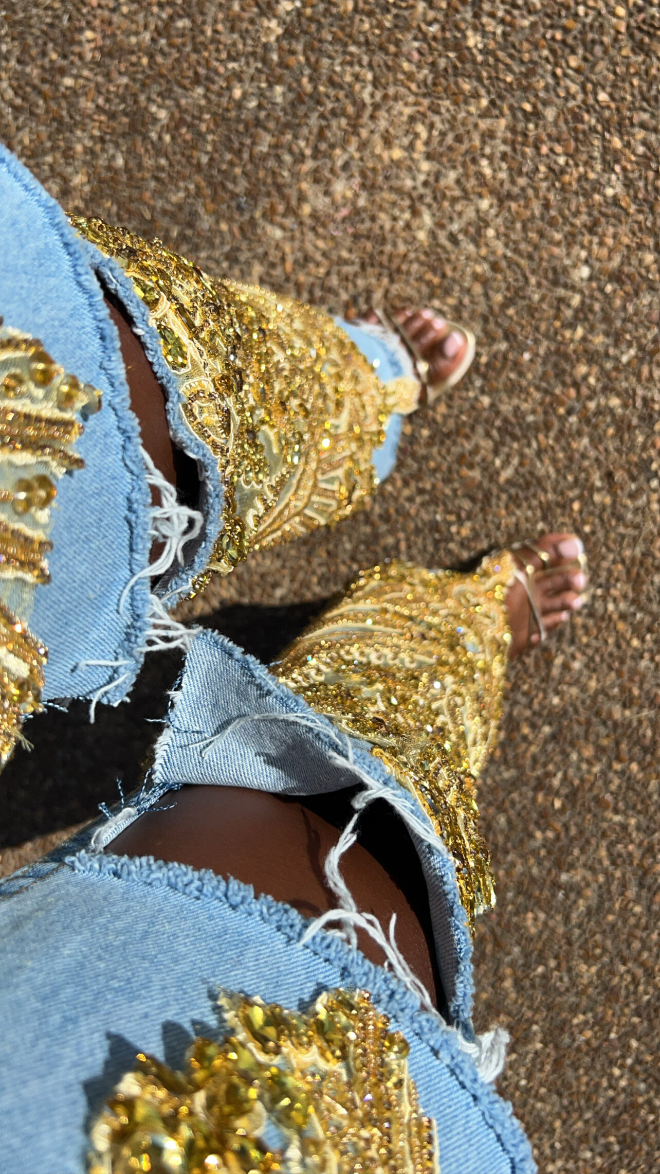 Køre ud to uger pin Lunar Summer Gold Diamond Jeans | 1 of 1's by Jolie