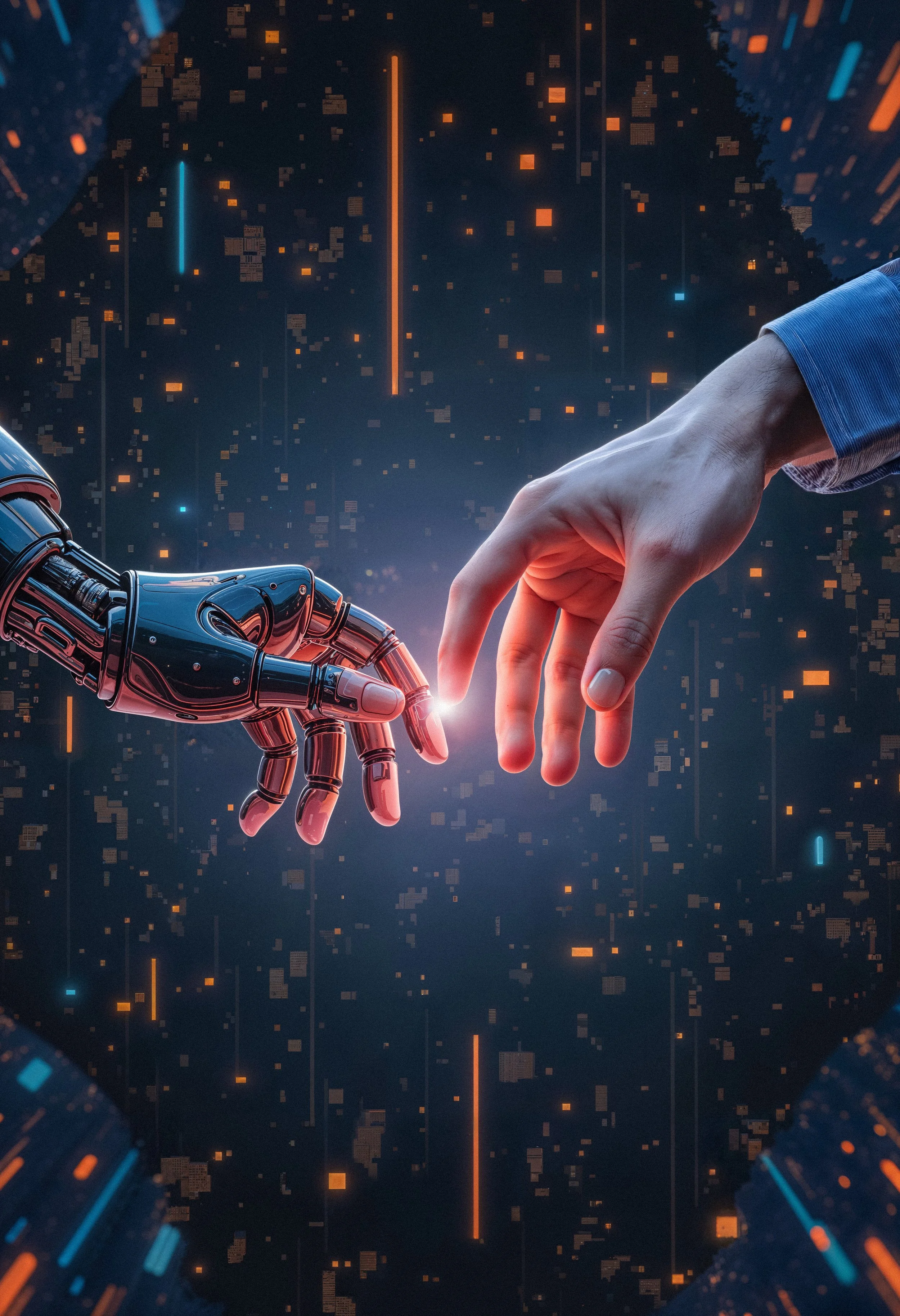 Human storytelling and AI intelligence working together in modern performance marketing strategy