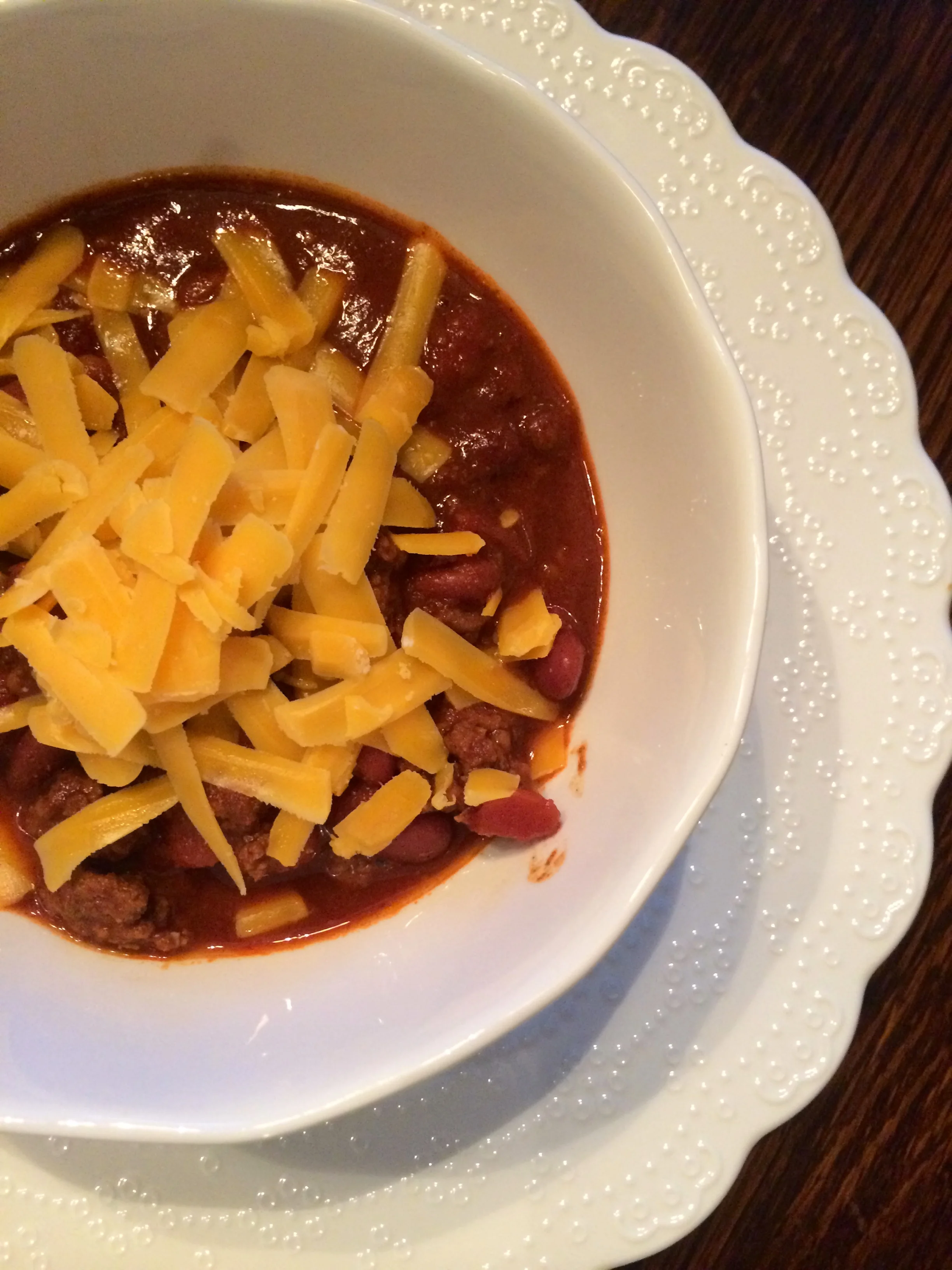 Easy "Have it Your Way" Chili Recipe