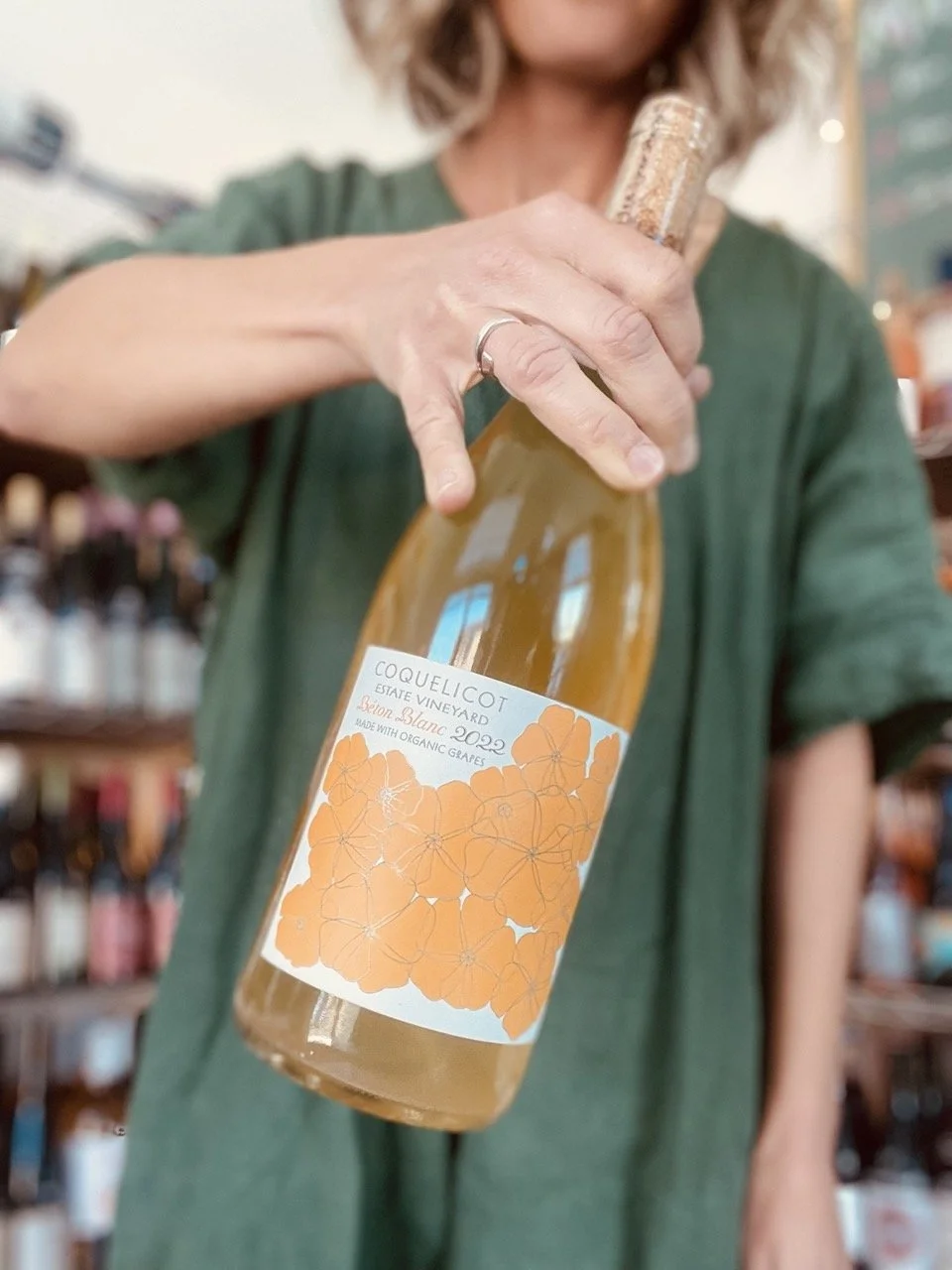 Coquelicot Béton Blanc