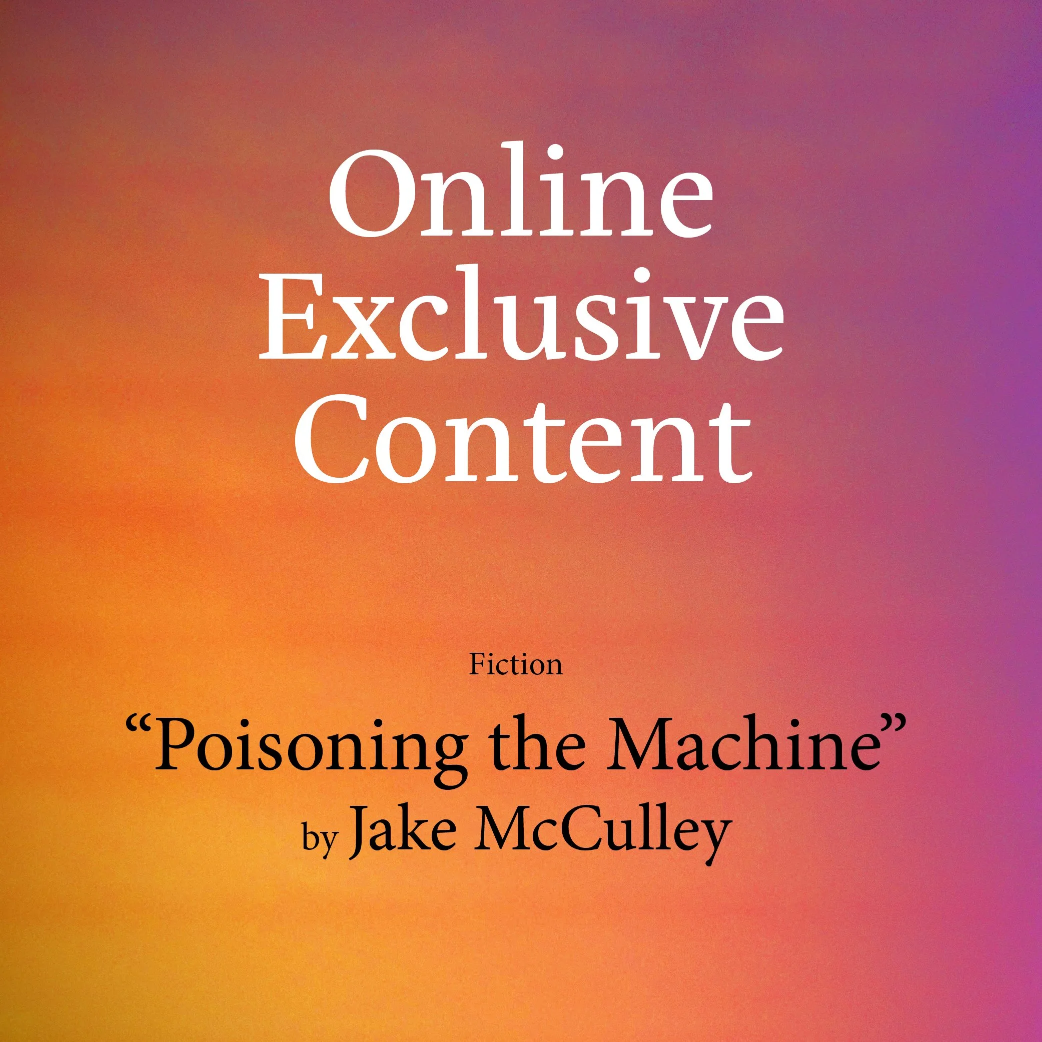 Issue #14 Online Exclusive Content