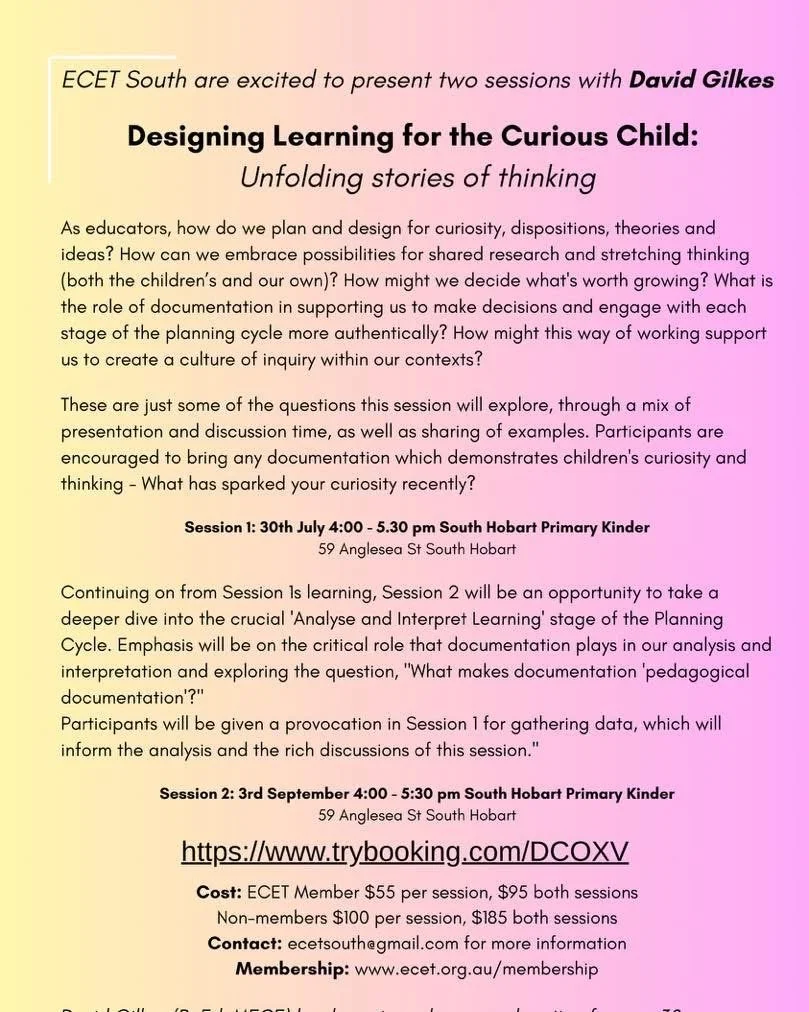 David Gilkes - Designing Learning for the Curious Child