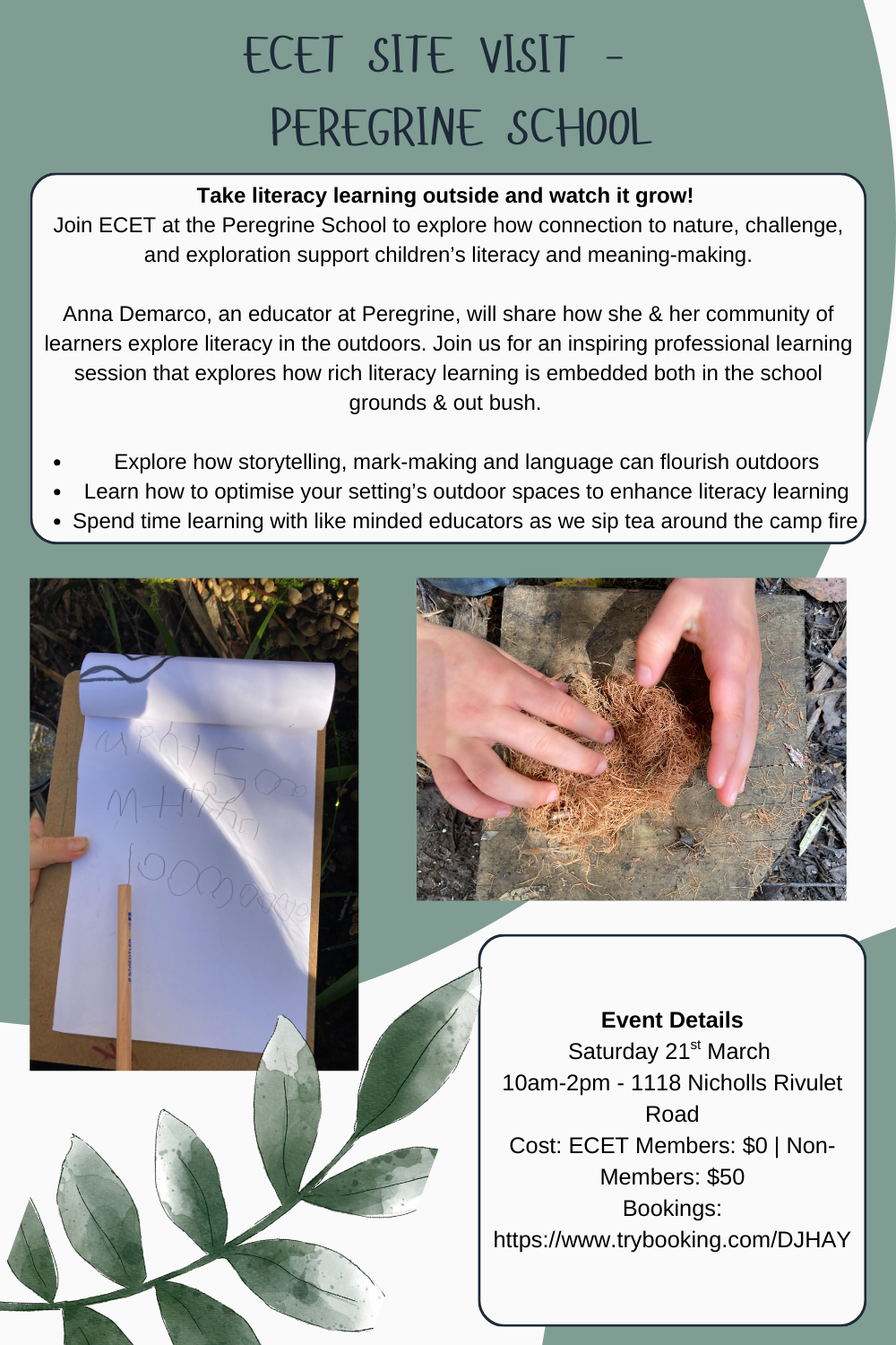 ECET Site Visit -   Peregrine School