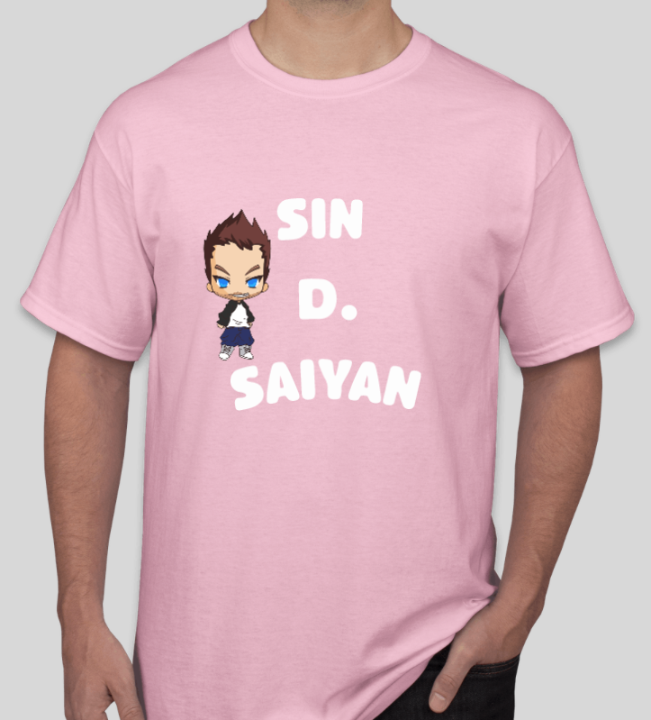 Sin D. Saiyan T-shirt Pink