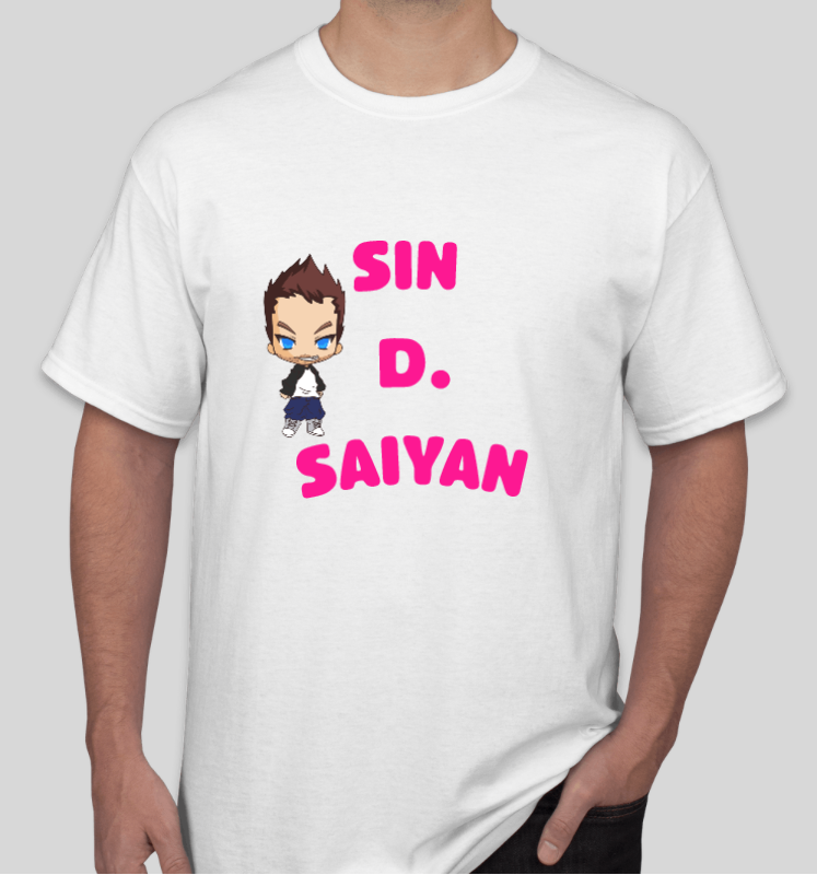 Sin D, Saiyan T Shirt White