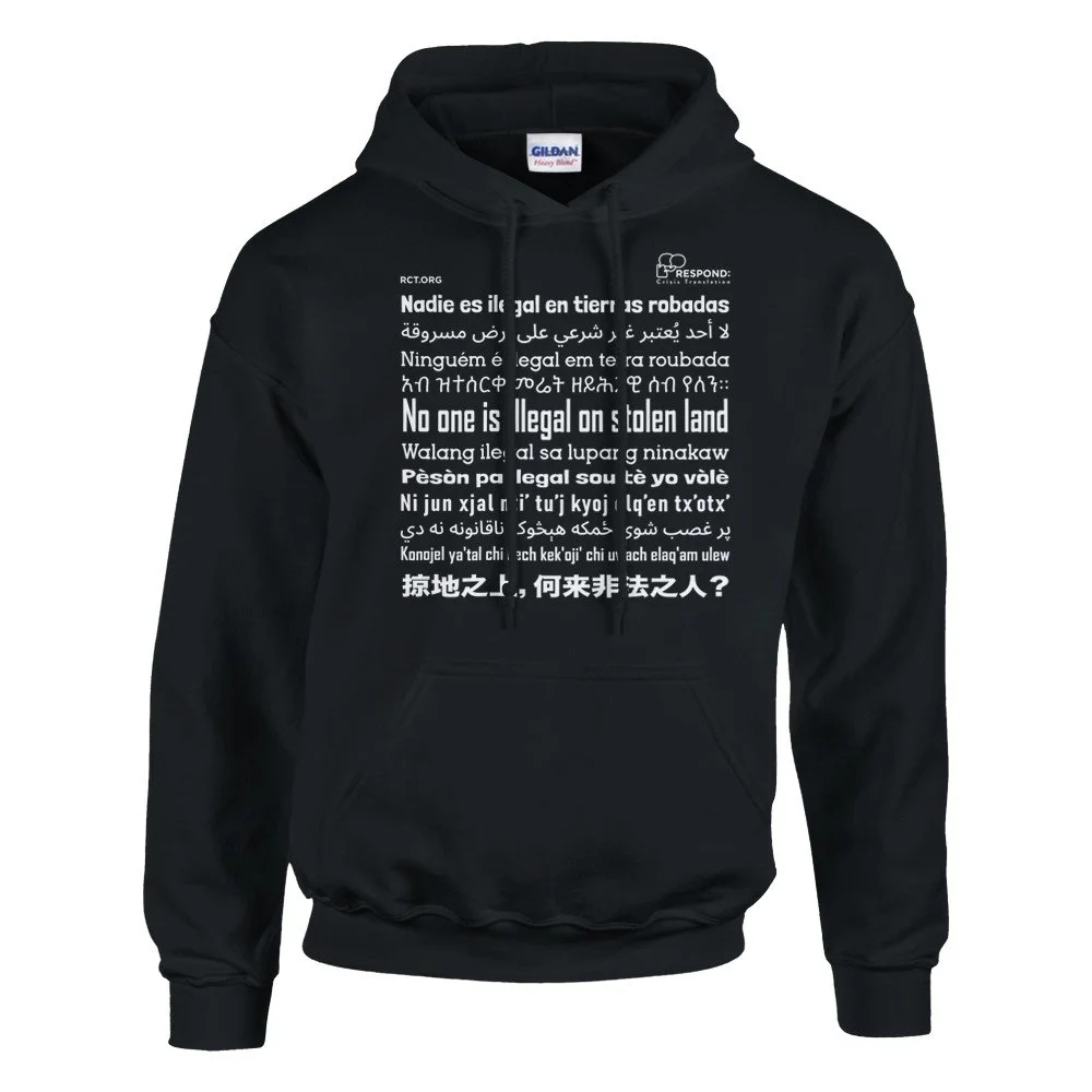 No one is illegal on stolen land - Unisex Pullover Hoodie