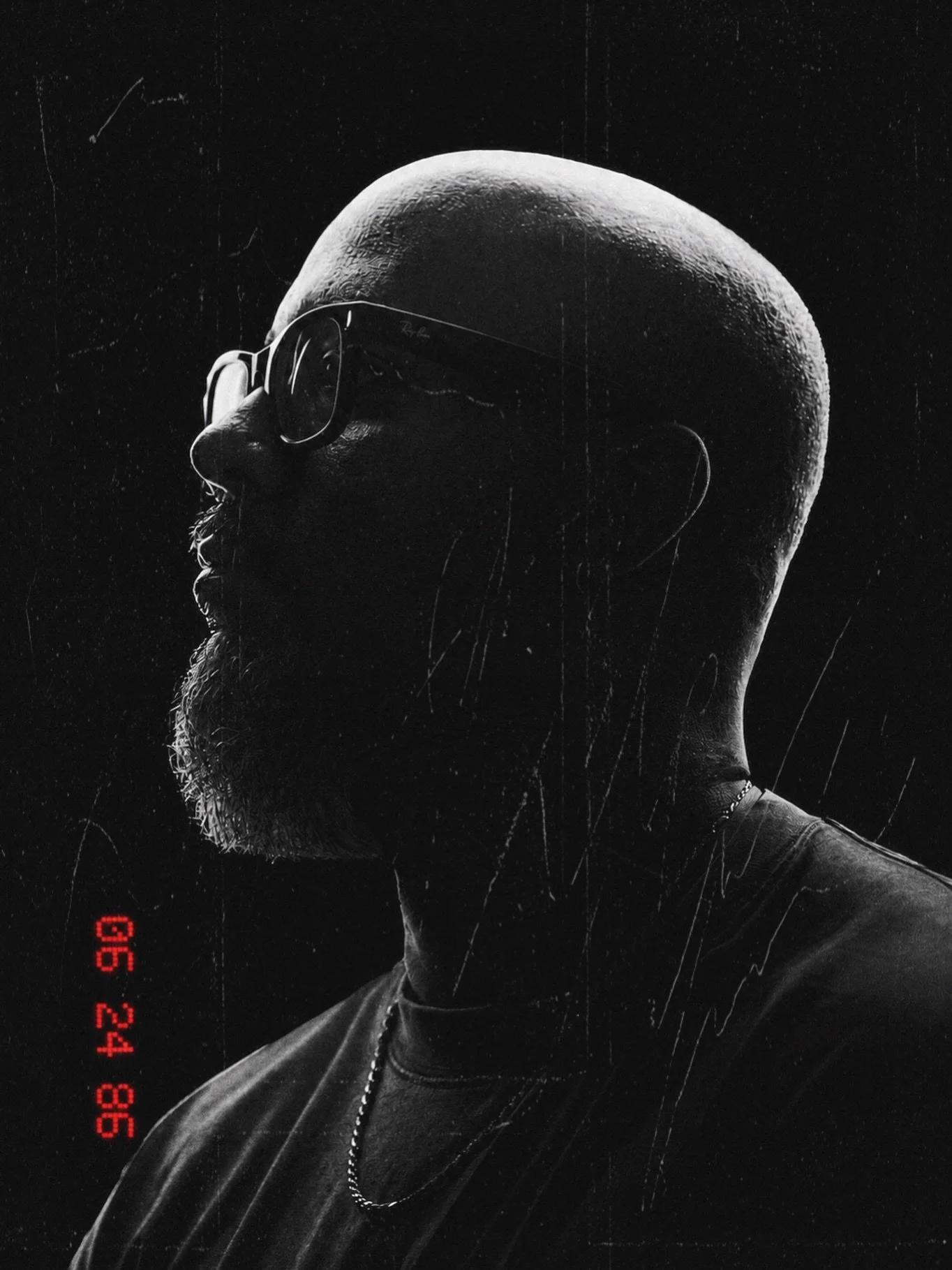 40.
.
I needed this post to mean something.
.
This isn&rsquo;t just a self-portrait&mdash;it&rsquo;s a portrait of survival. The light represents who I&rsquo;ve become. The darkness reminds me where I&rsquo;ve been. The scratches are the scars I&rsqu