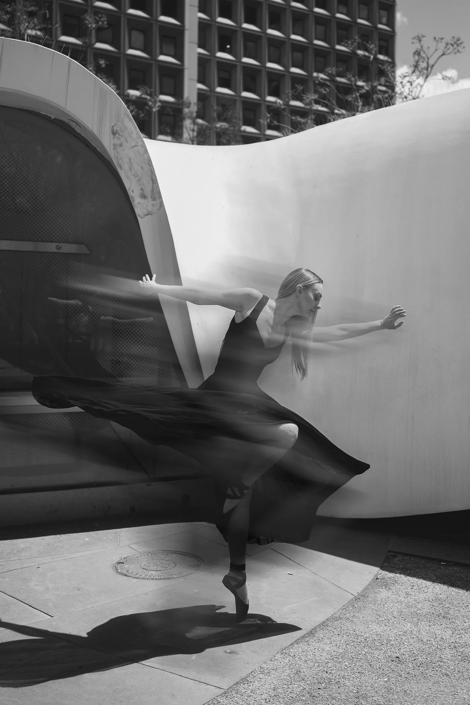 Shooting Dance in the Monochrome Film Simulation on the Fujifilm X-T5