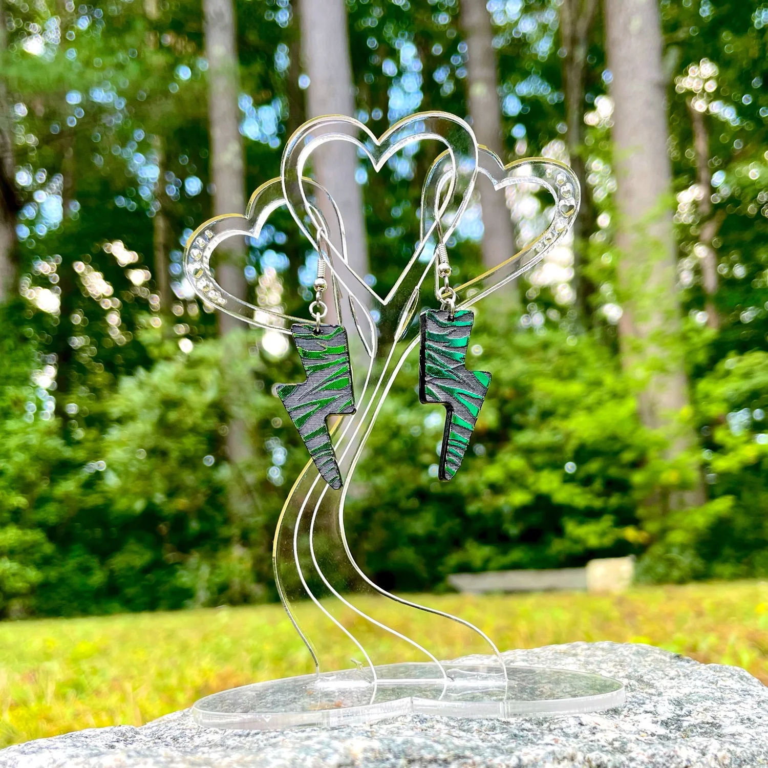 Zebra Print Lightning Bolts — Rebecca L Richards Designs