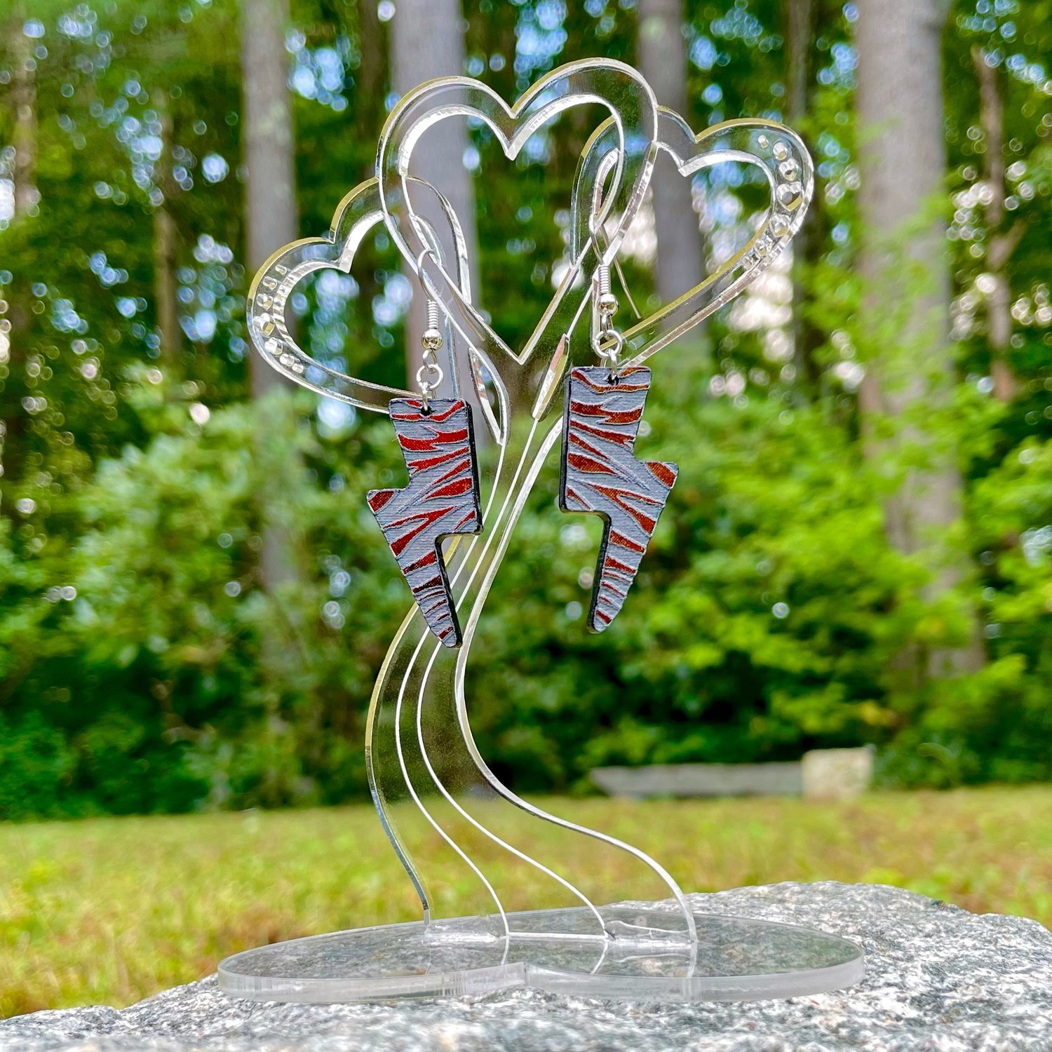 Zebra Print Lightning Bolts — Rebecca L Richards Designs