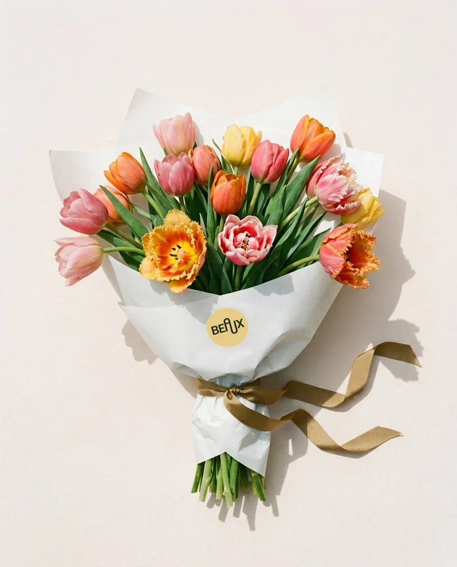 Tulip Bouquet - Spring Pastels