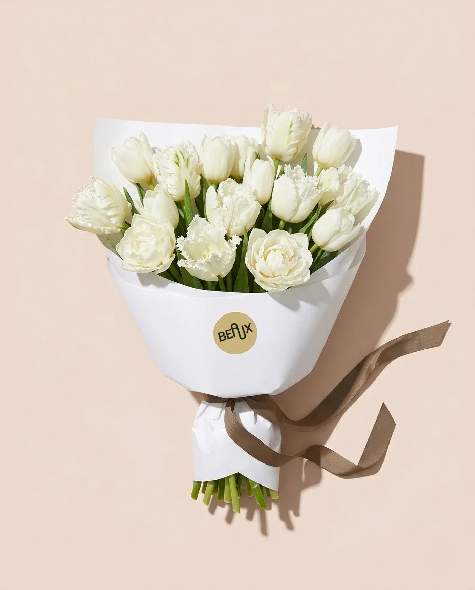 Tulip Bouquet - All White