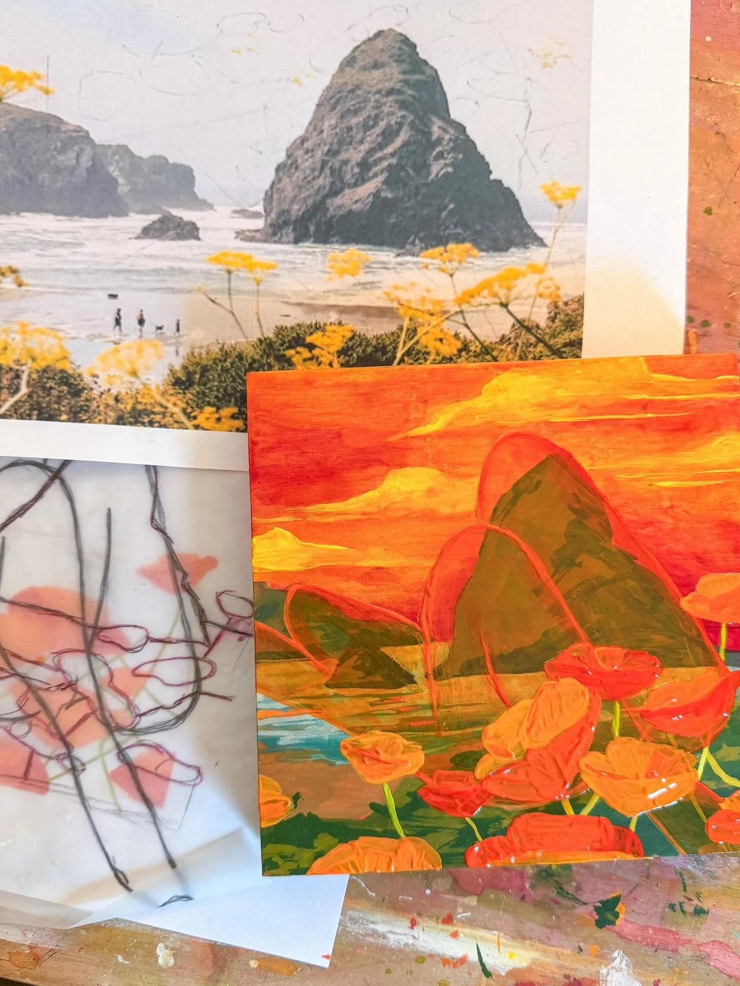 A very✨🍂autumnal🍂✨ update: 
New paintings are coming early November🤭