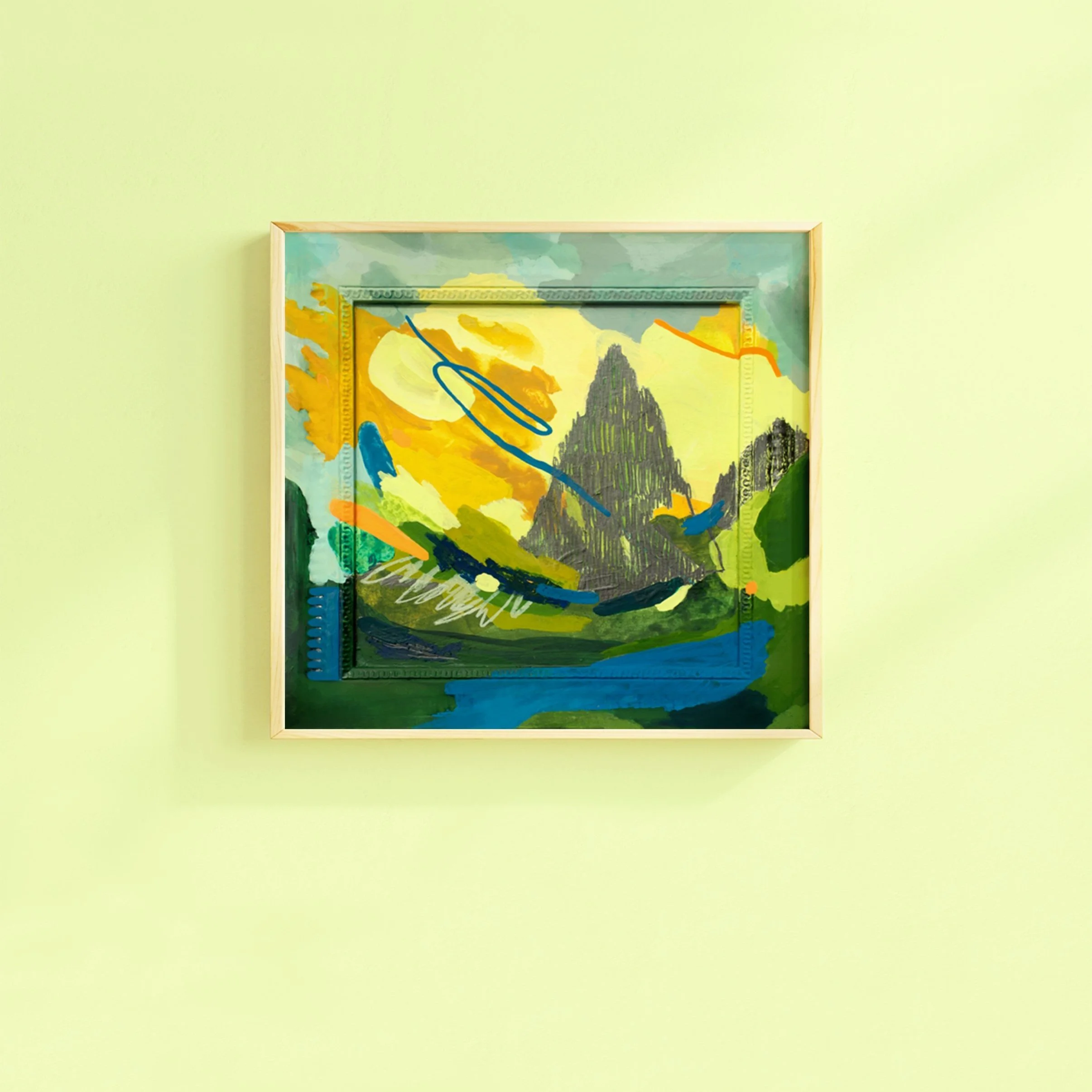 "Who We Once Were Washes Away" Giclée