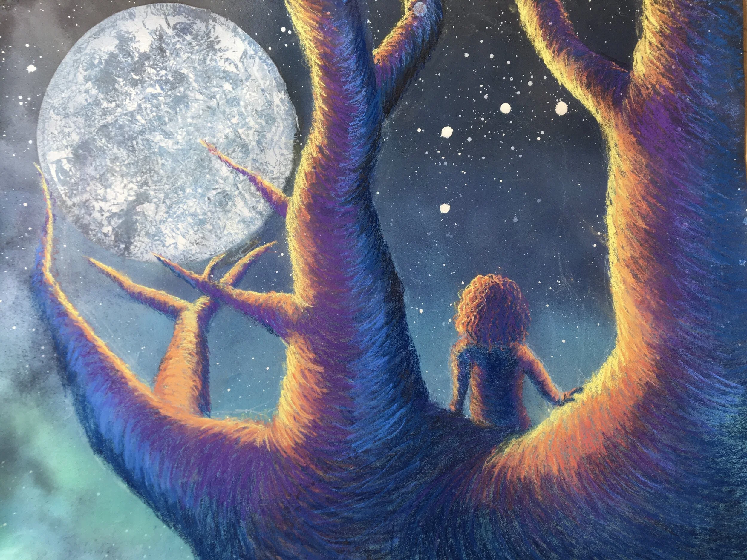 I Girl and Moon.JPG
