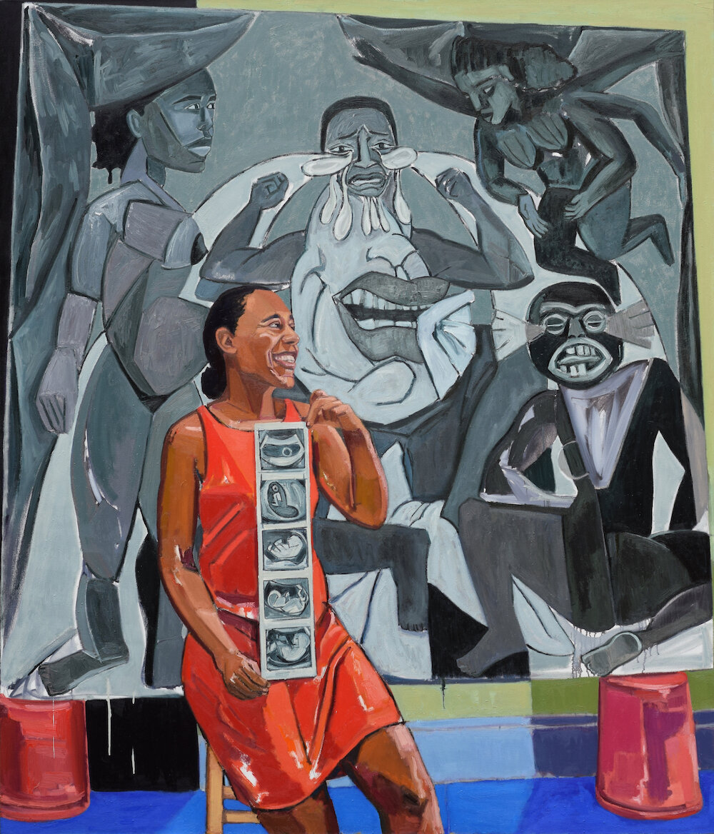 Mequitta Ahuja, Le Damn Revisited, Oil on Canvas, 84_X72_ 2018 DSC_0082 Small File.jpg
