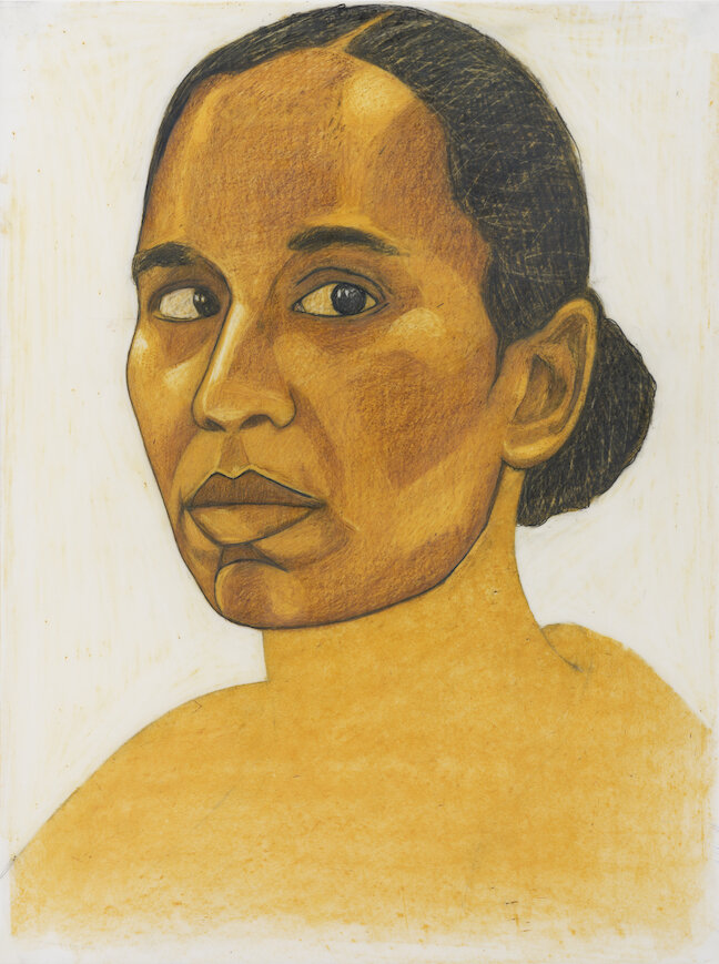 Mequitta Ahuja, Study for Primary Love, colored pencil on drafting film, West Gallery, 24_X18_ copy.jpg