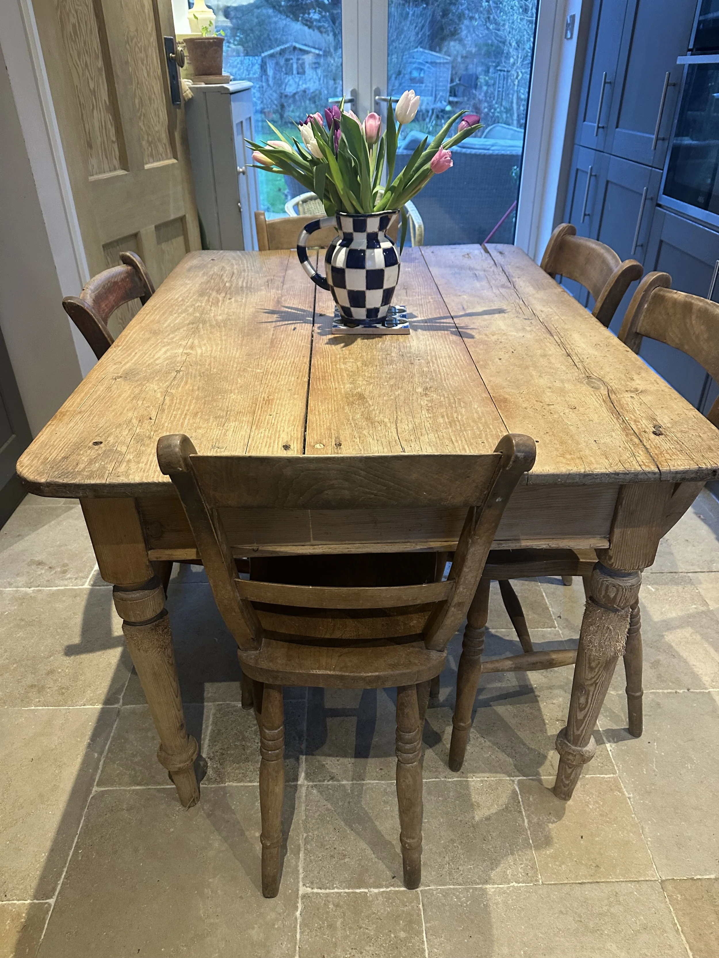 Old Country Pine Antique Table
