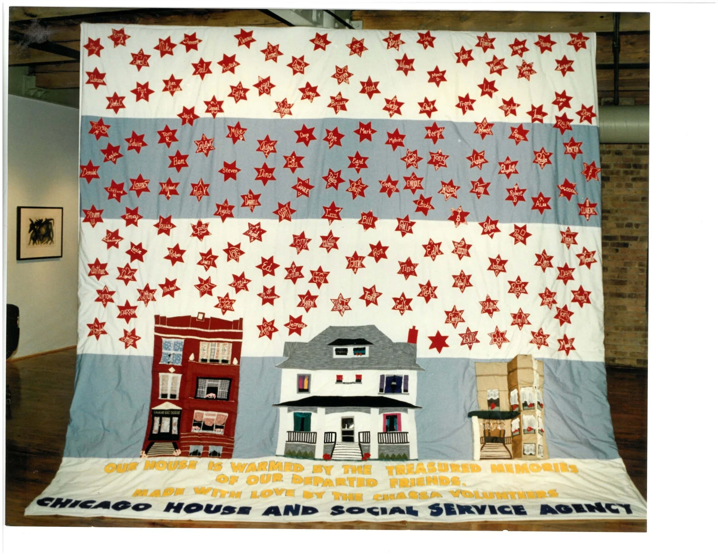 Moment 06 July 10, 1988 NAMES Project AIDS Memorial Quilt Displayed