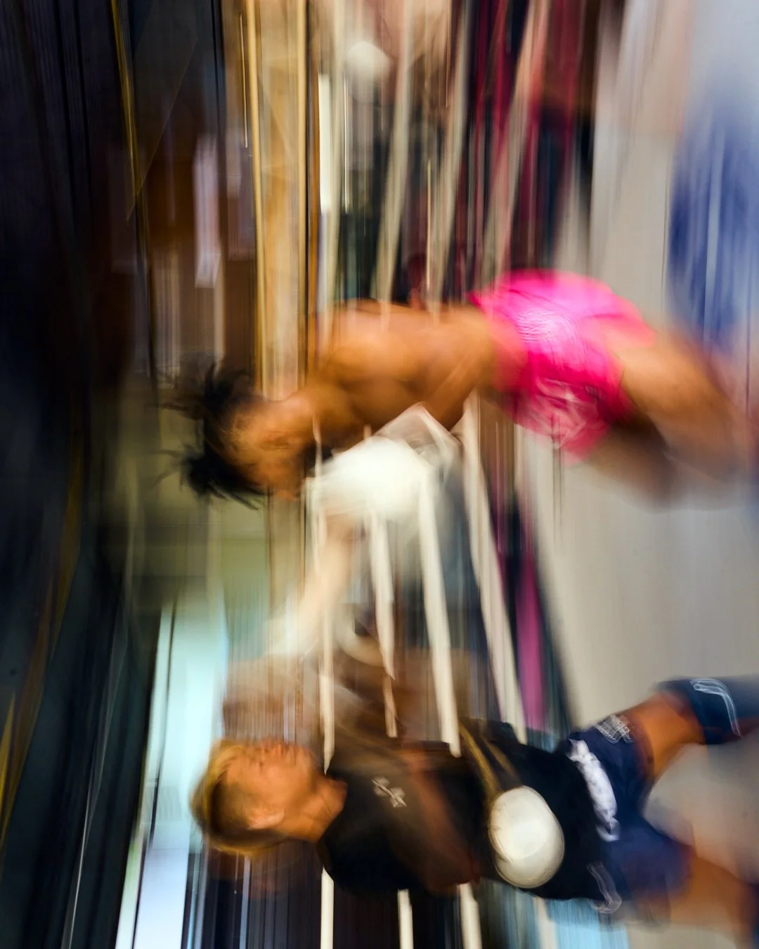 Captured some serious heat at @eminentairboxinggym  The energy during @iamcasshan &rsquo;s session loving the contrast of colors and the sharpness of every movement #TULIKAkim