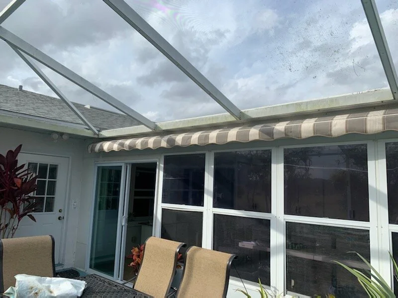 SunSetter inside Birdcage — Retractable awnings The Villages FL Ocala