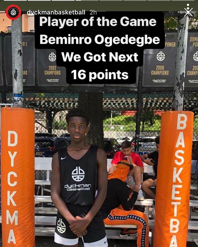 Congrats to our Player of the game @bemiwo_o he can be an extremely excellent and explosive player just gotta keep putting in that work sky&rsquo;s the limit for this young fella #weg🏀tnext
