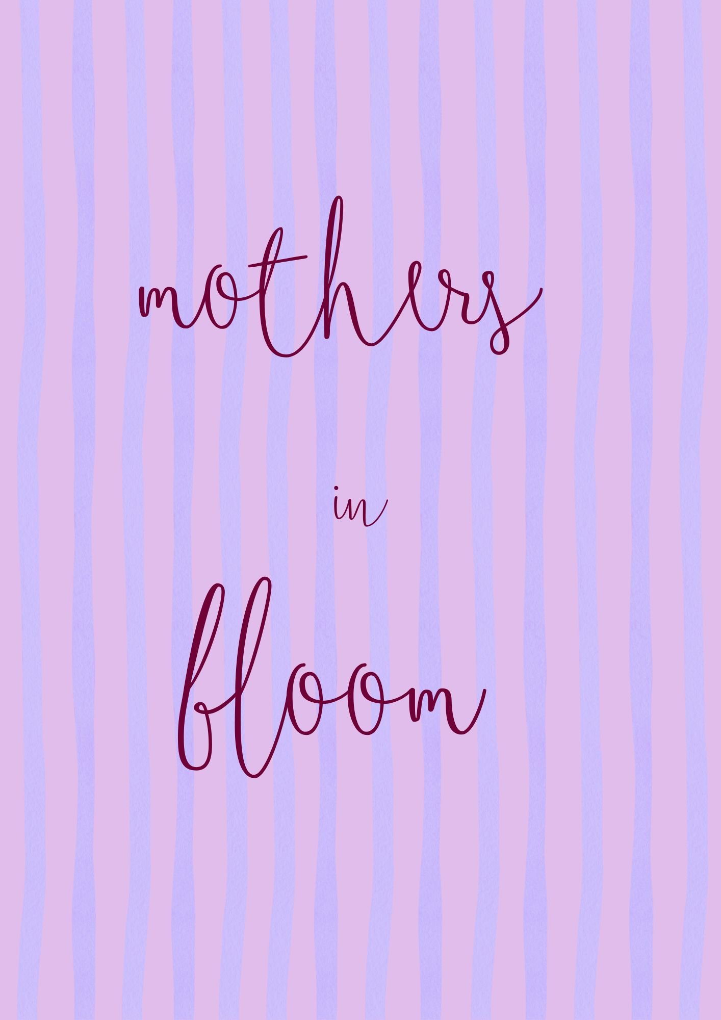 MOTHERS IN BLOOM - MINI PHOTOSHOOT
