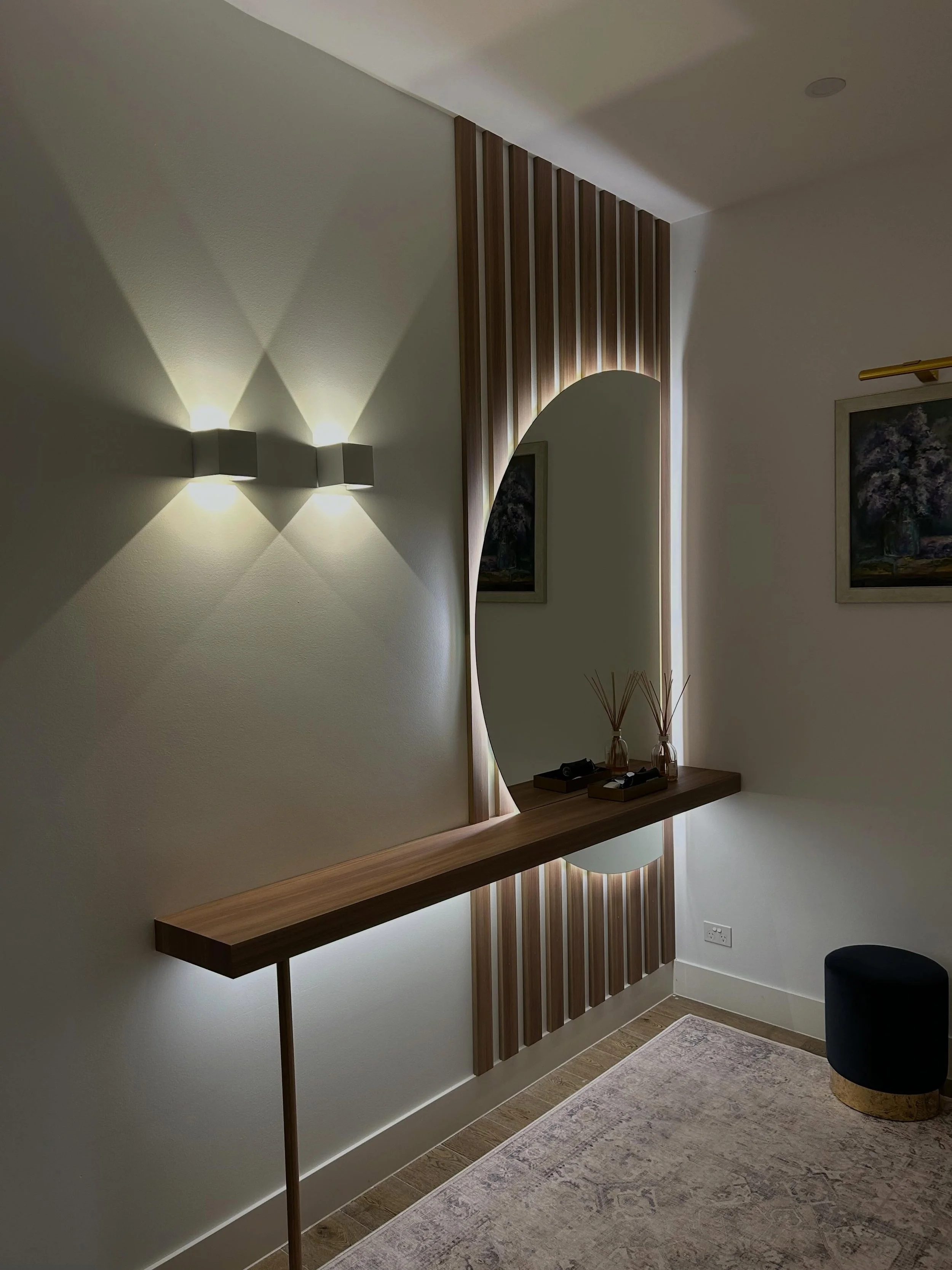 Home entry feature lighting 😍