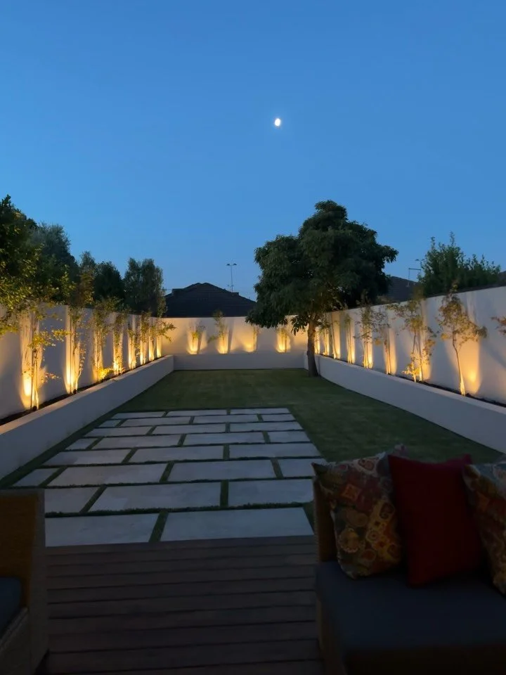 Recent backyard lighting completed as part of a landscaping project.
@salnational garden lights installed.