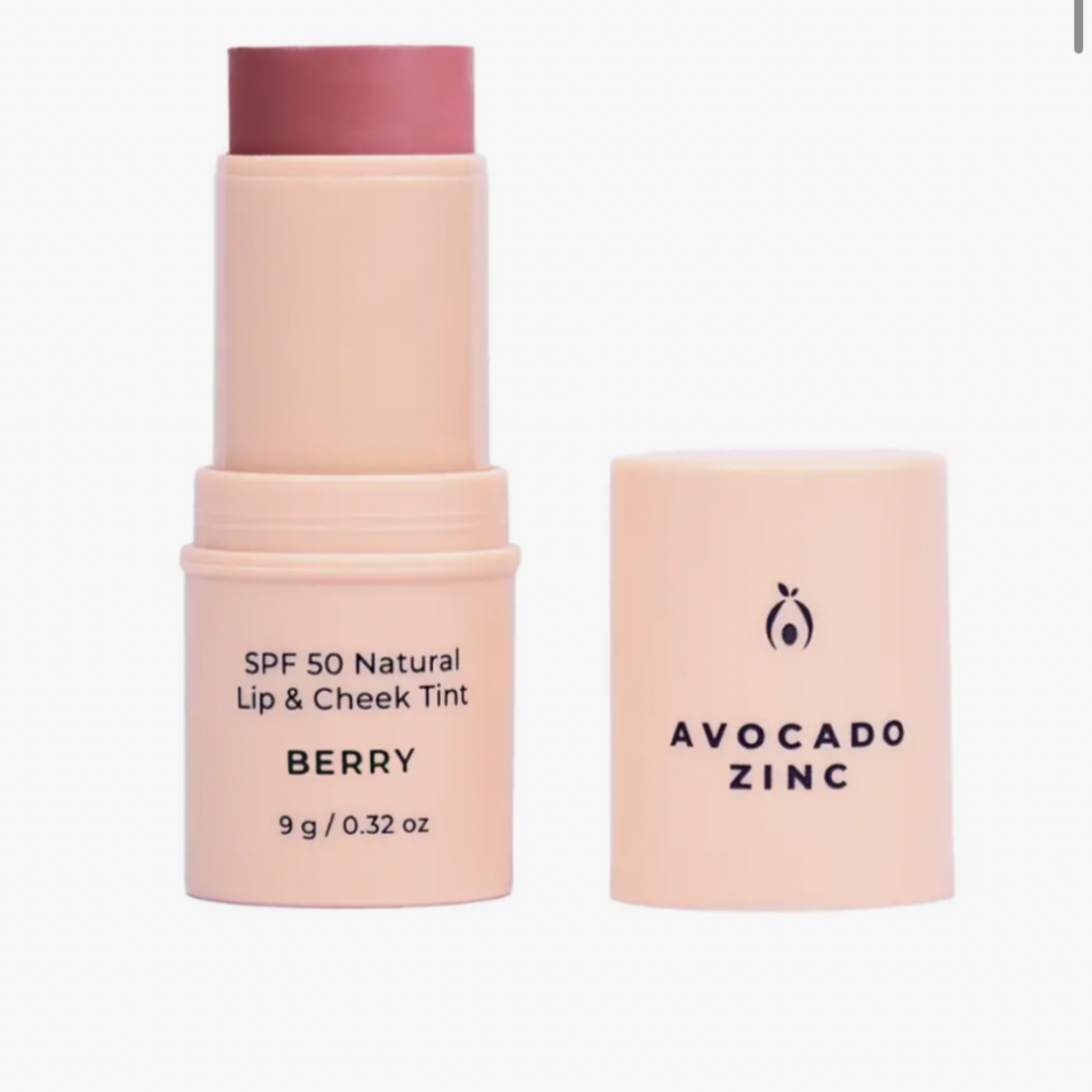 Spf 50 Natural Lip & Cheek Tint - Berry