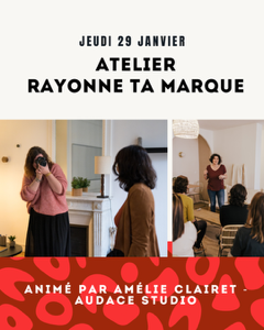 RENCONTRE THÉMATIQUE avec Amélie Clairet - JANVIER 2026