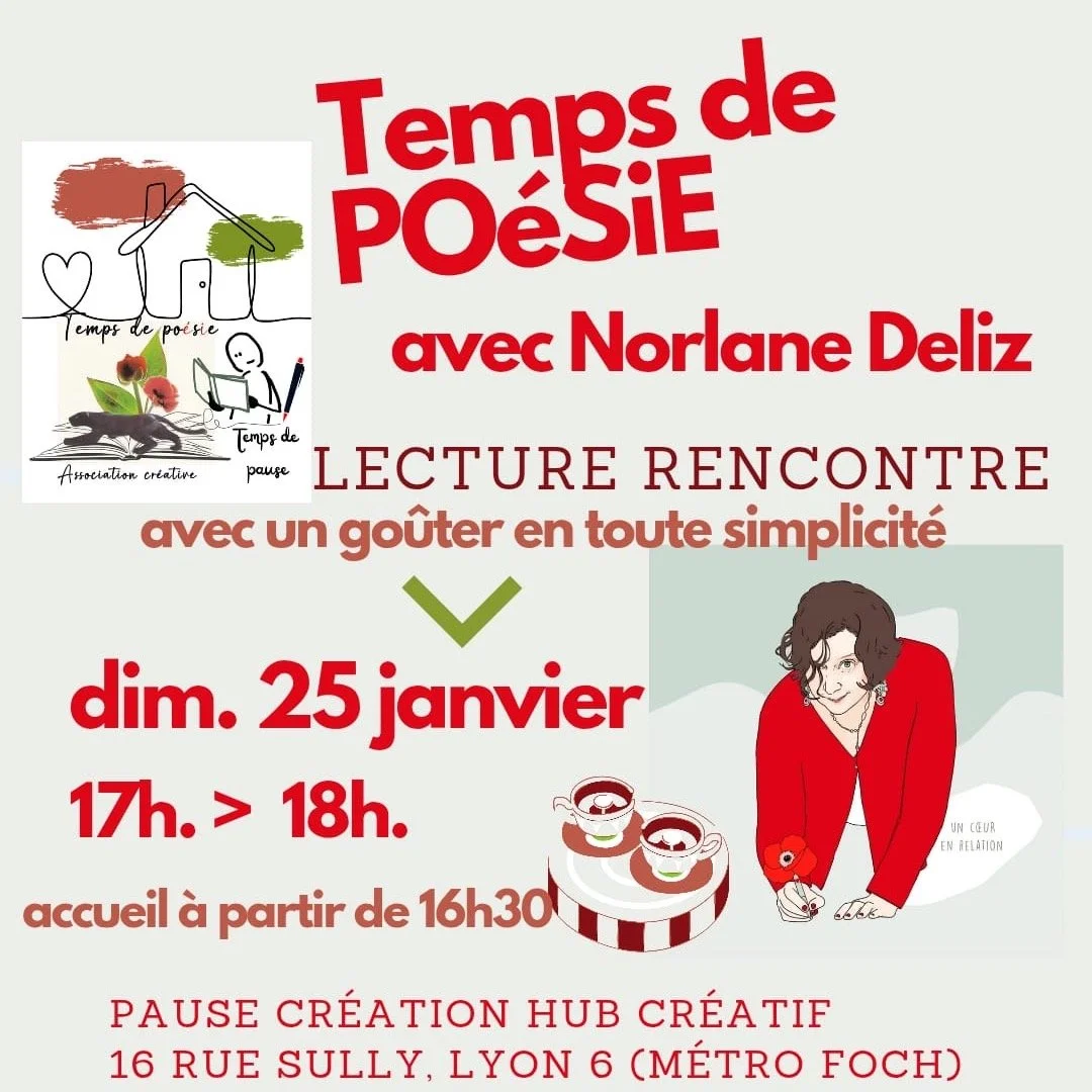LECTURE RENCONTRE AVEC NORLANE DELIZ