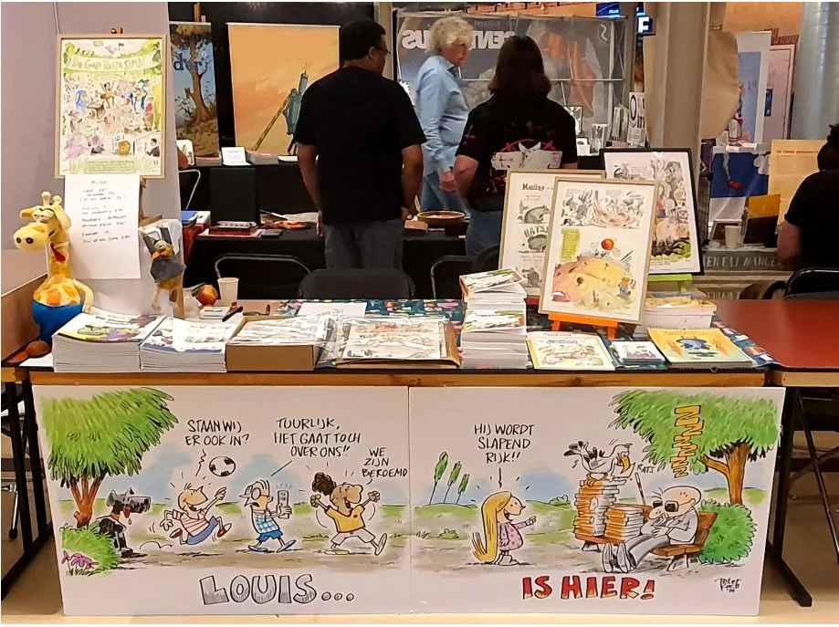 Comic WEBSHOP webwinkel Peter Koch Stripalbums Zoociety Louis Mondkapje en de Coronawolf